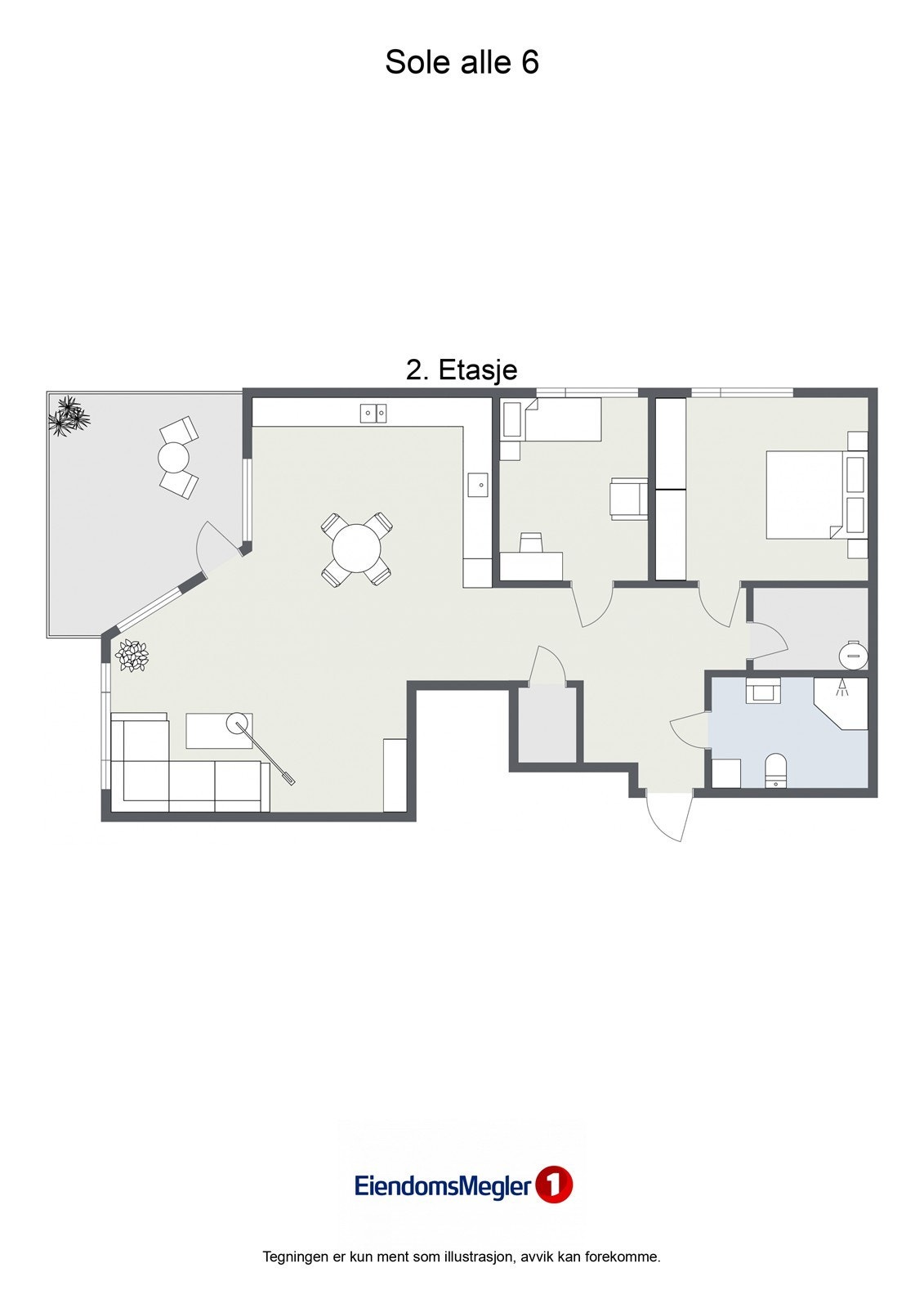 Veiledende plantegning - Ikke målbar Galleribilde