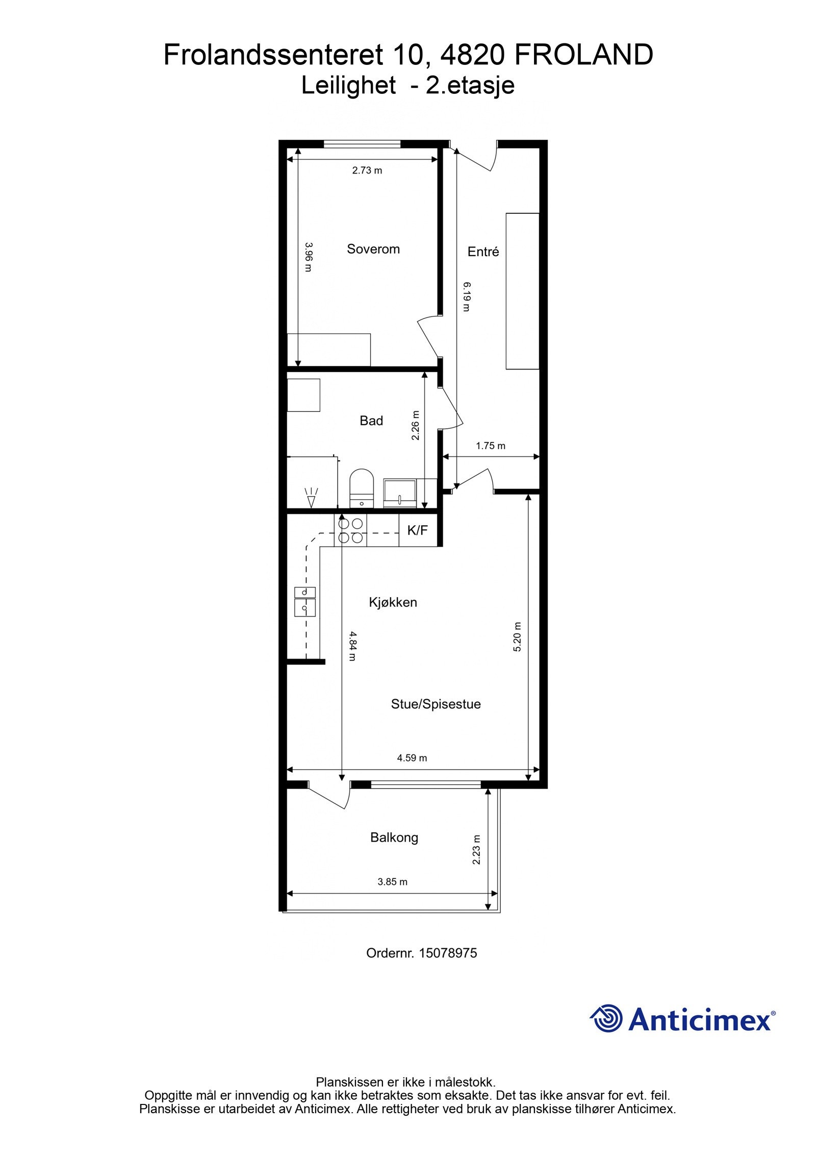 Plantegning - 2.etasje Galleribilde