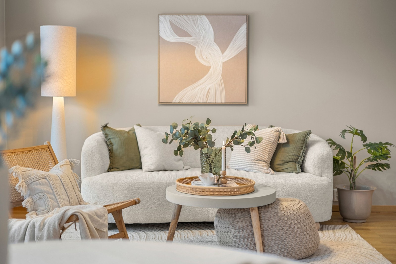 Detaljbilde stue. Galleribilde