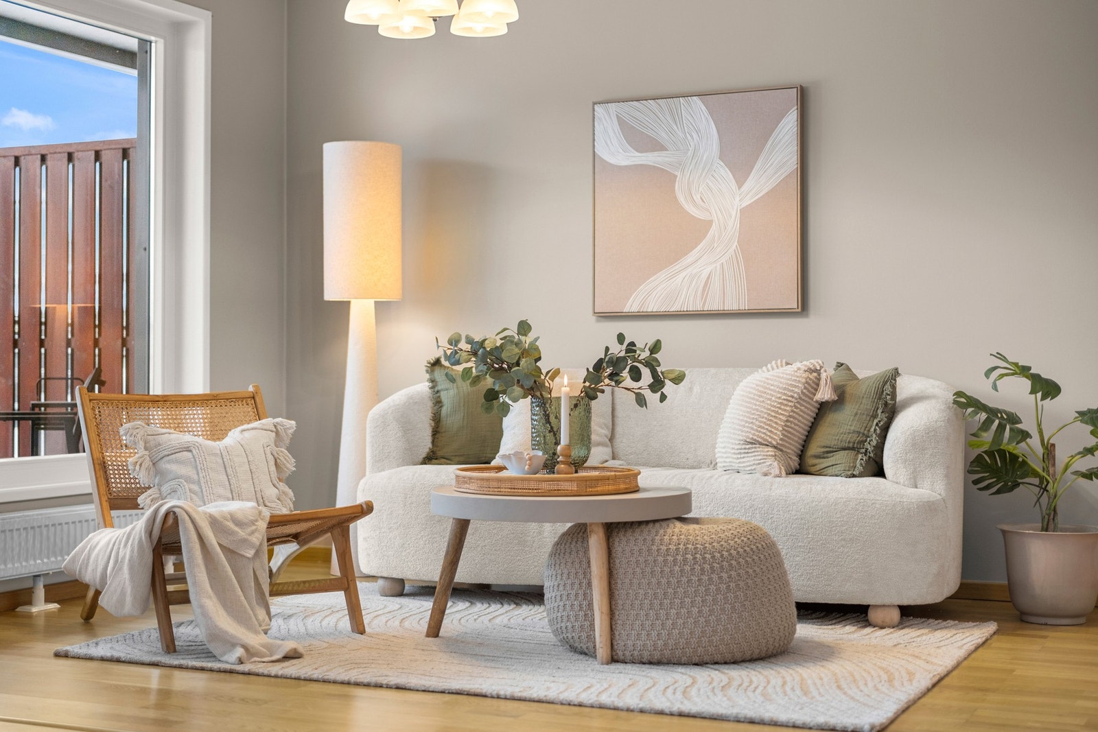 Detaljbilde stue. Galleribilde