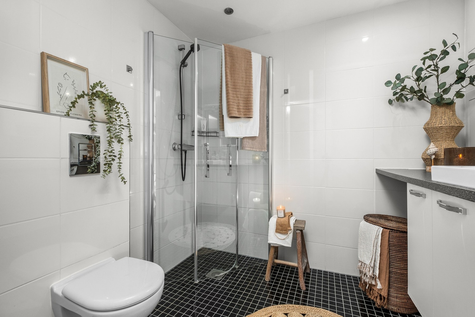 Romslig bad på 5 kvm. Galleribilde