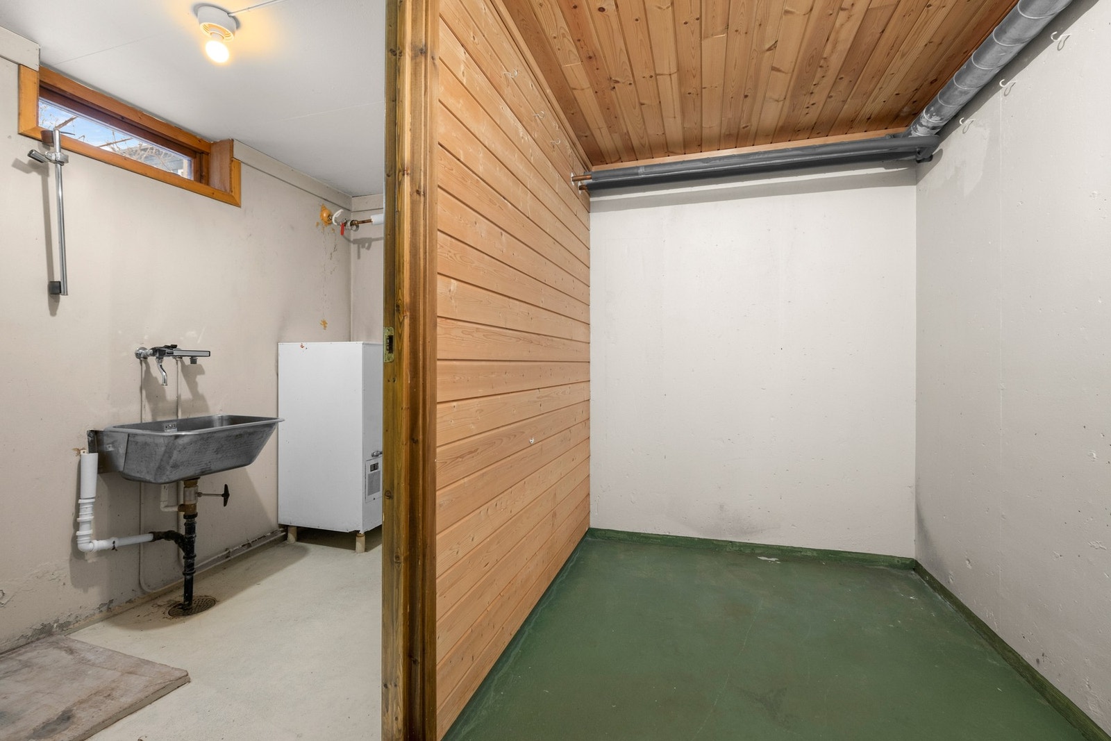 I kjeller finner man også et vaskerom. Galleribilde