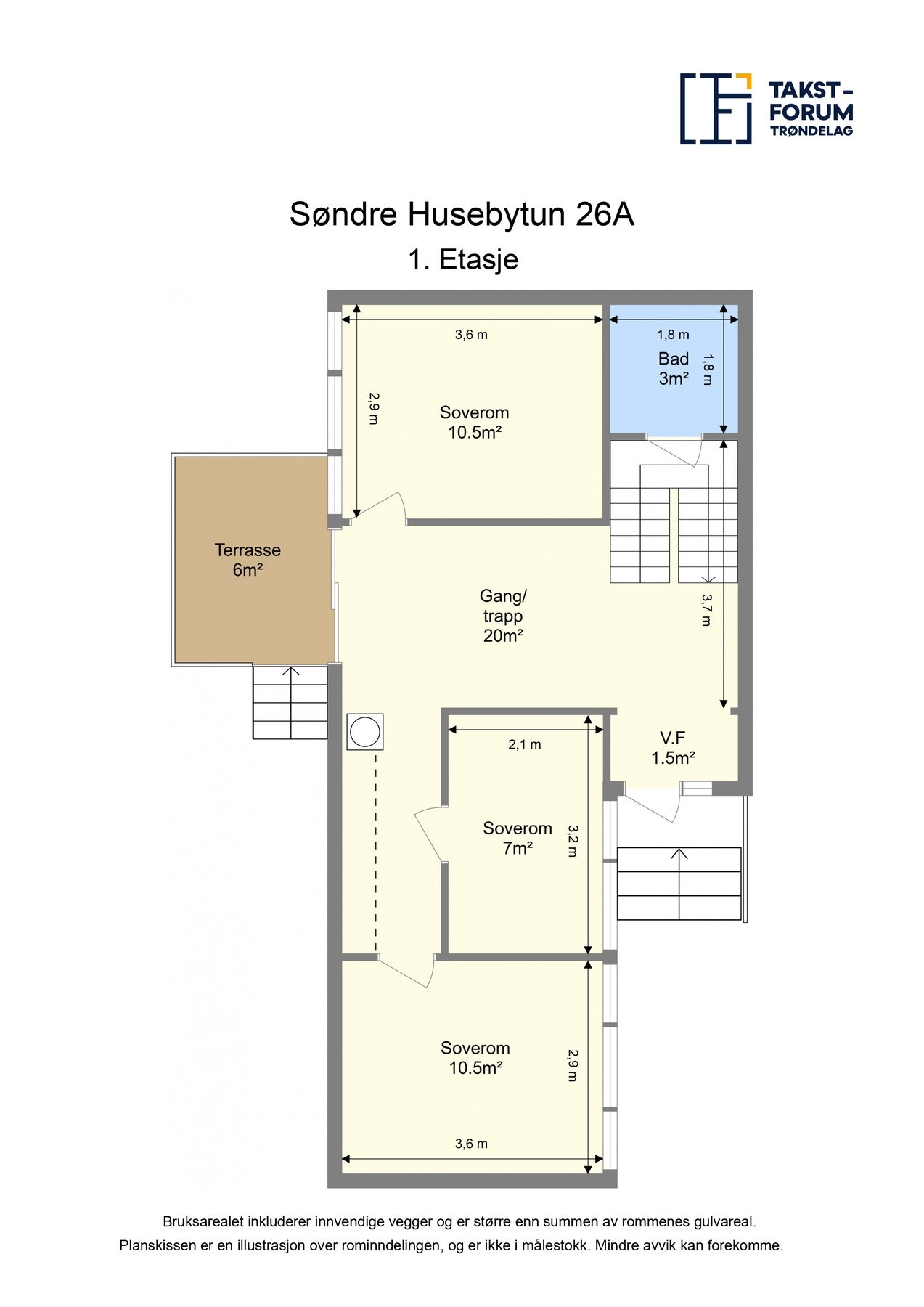 Planskisse 1. etasje Galleribilde