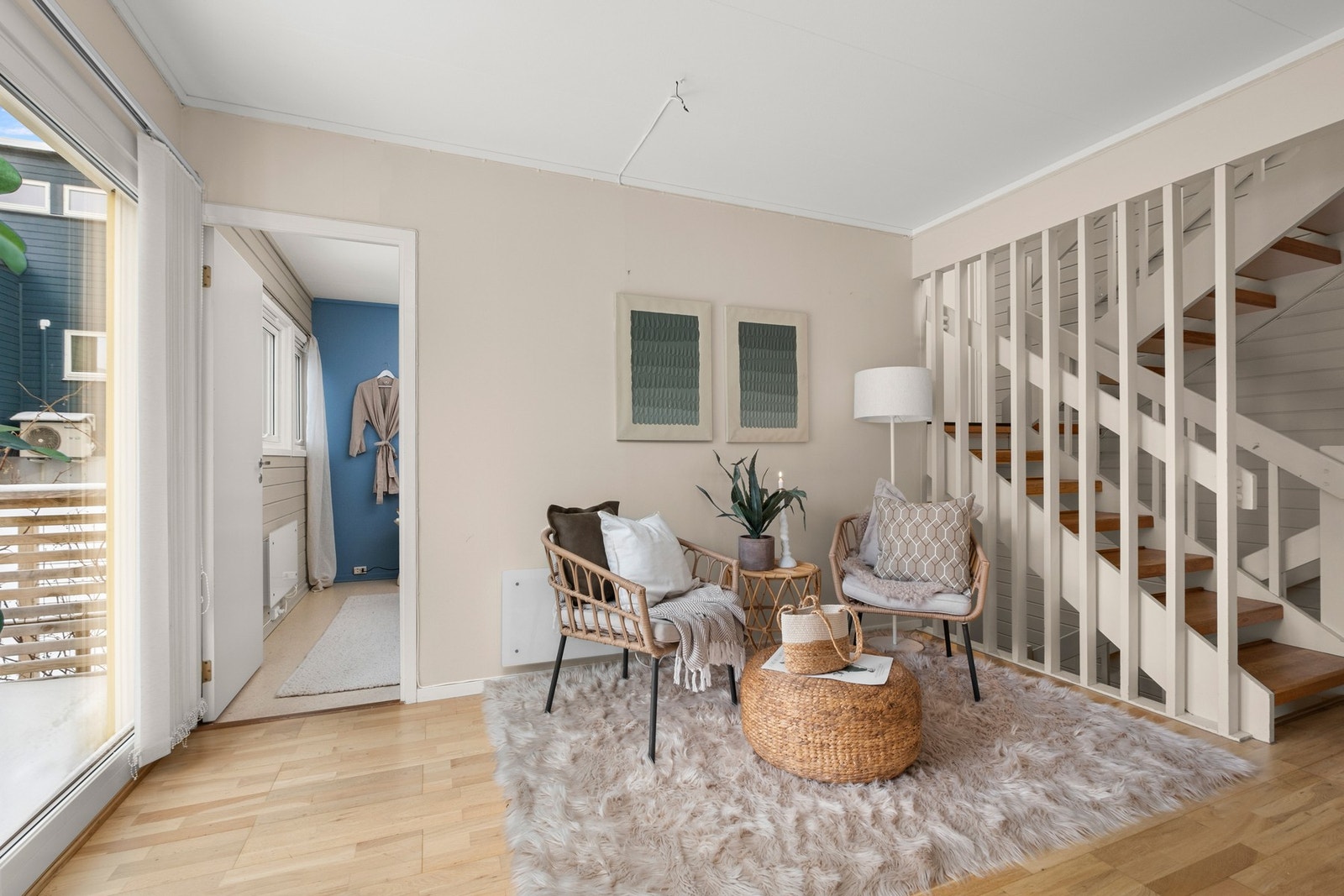 I boligens 1. etasje er det totalt 3 soverom. Galleribilde