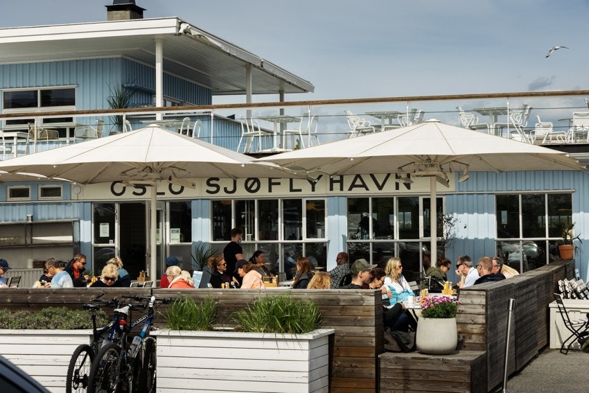 Sjøflyhavna Kro - kun en kort gåtur unna. Galleribilde