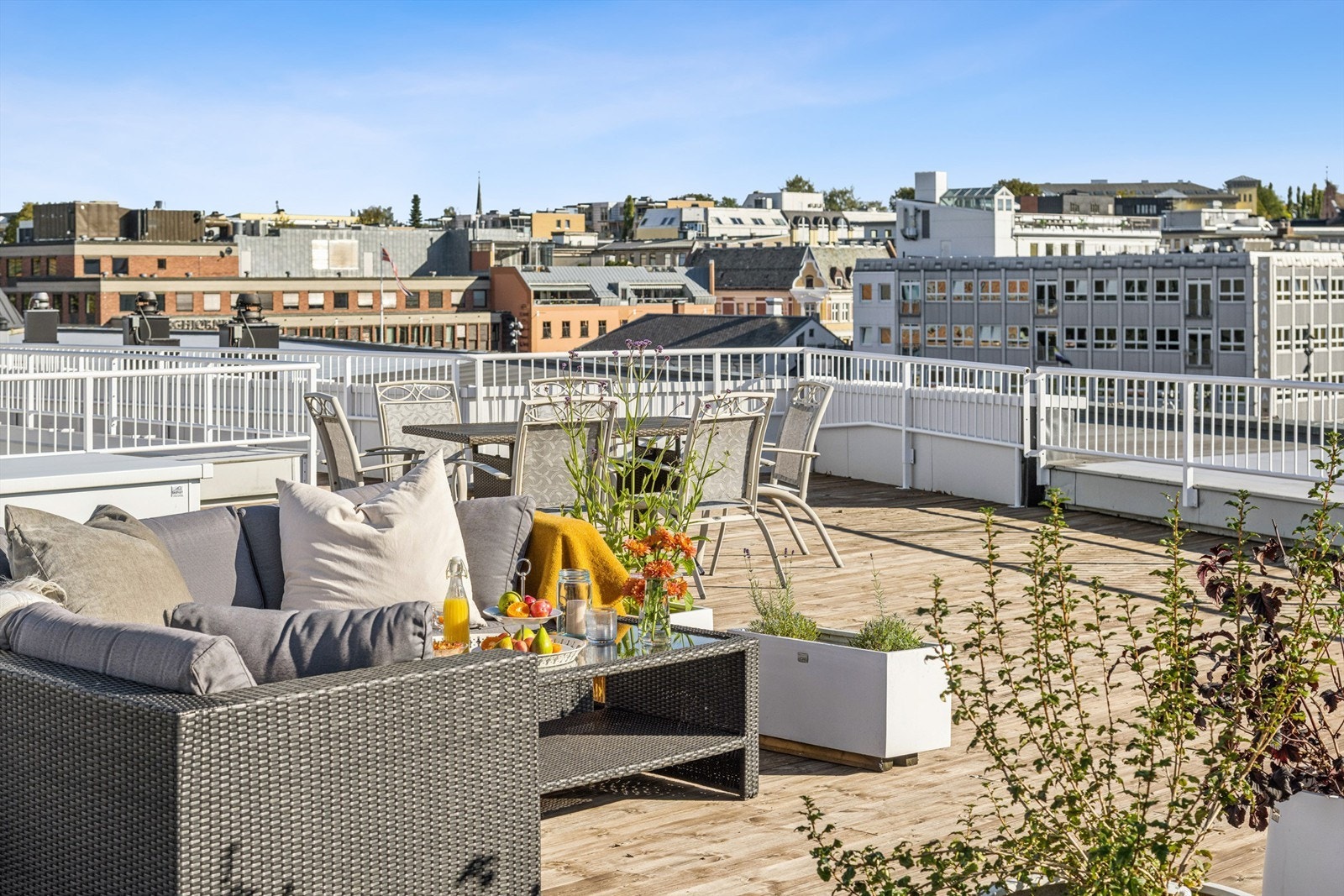 Sameiets felles takterrasse. Galleribilde