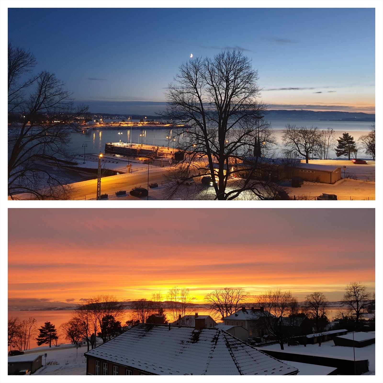 Selgers bilde. Det er magisk å følge de ulike årstidene med denne utsikten. Galleribilde