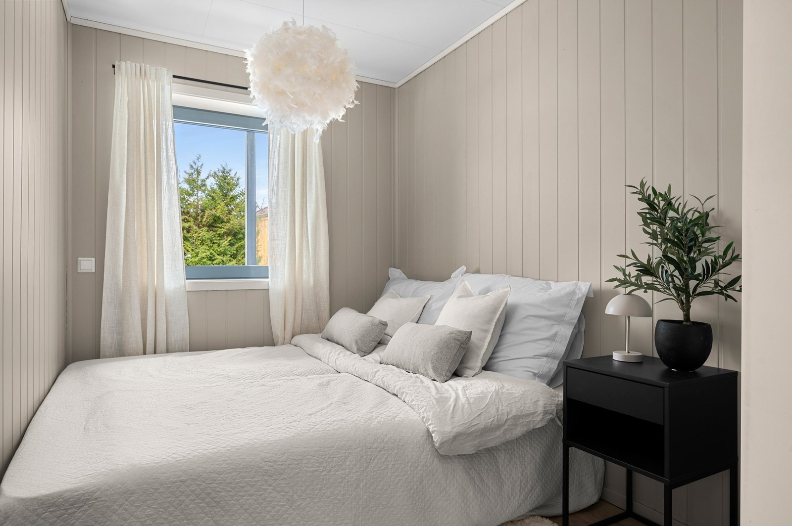 Boligen varmes opp ved hjelp av elektrisitet. Galleribilde