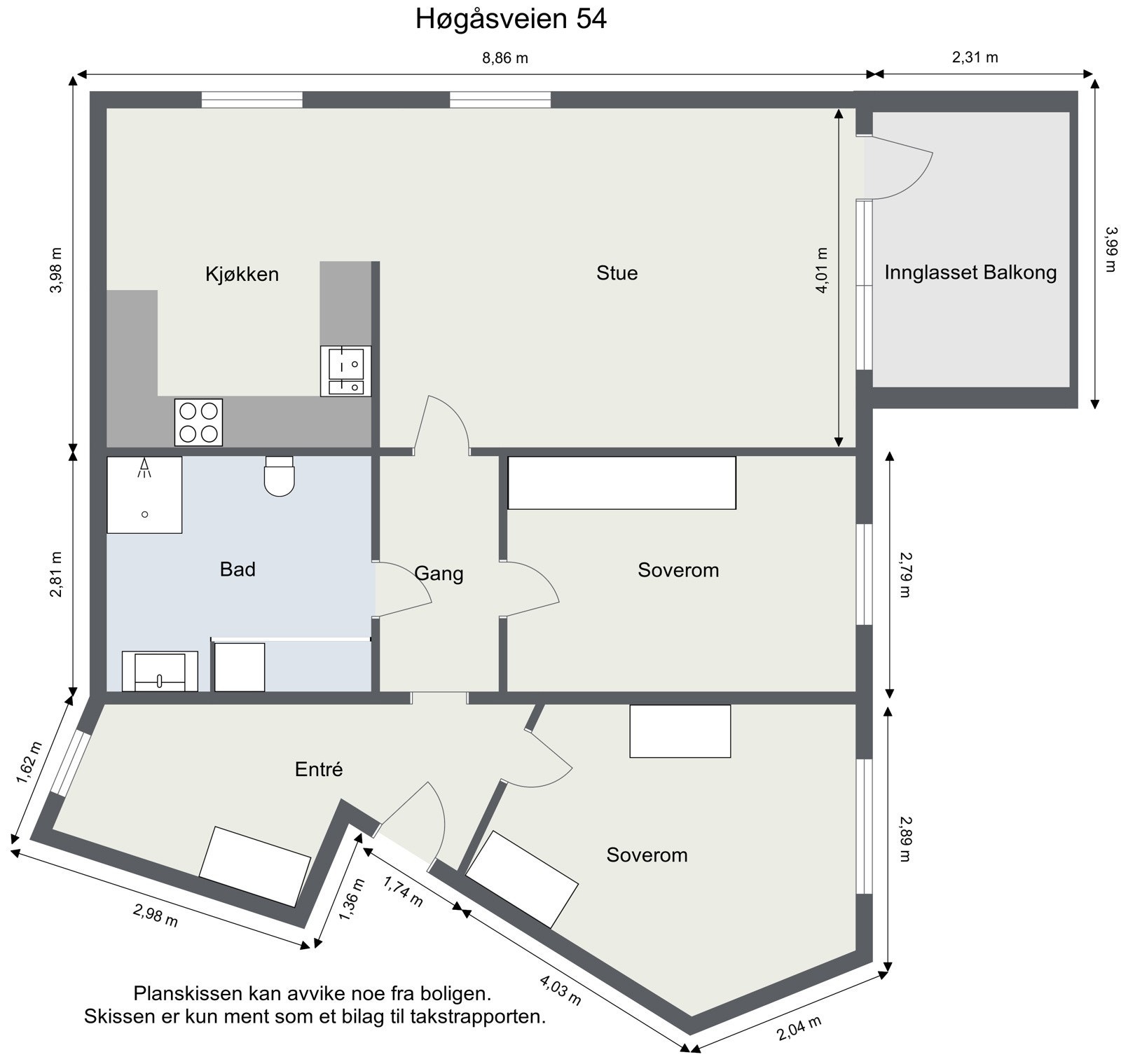 Plantegning Galleribilde