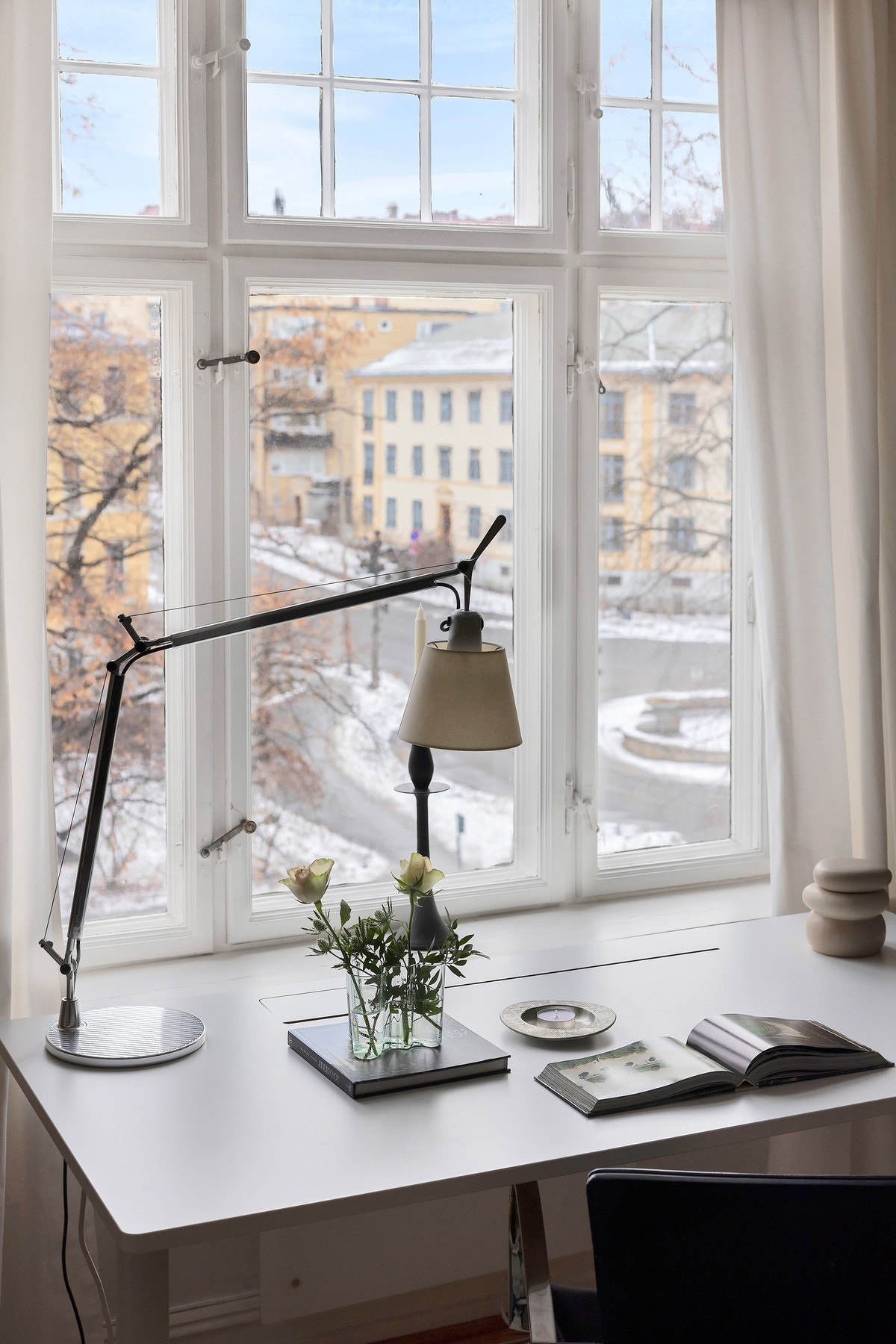 Utsikten fra kontoret evnt soverom 2 i hoveddel. Galleribilde