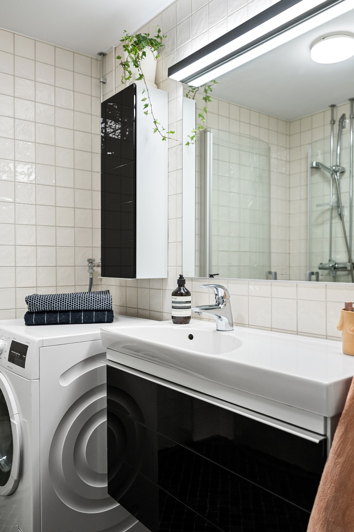 Det er i tillegg og opplegg for vaskemaskin. Galleribilde