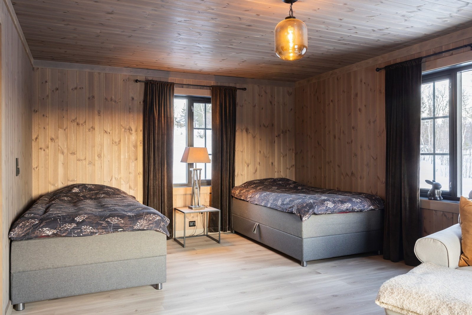 Hytten har et 4. soverom som oppmåles til hele 23,7 kvm. Galleribilde