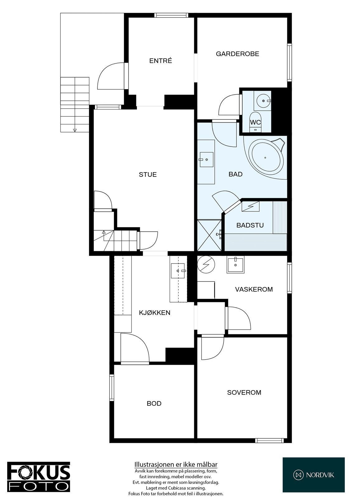 Plantegning - 1. etasje Galleribilde