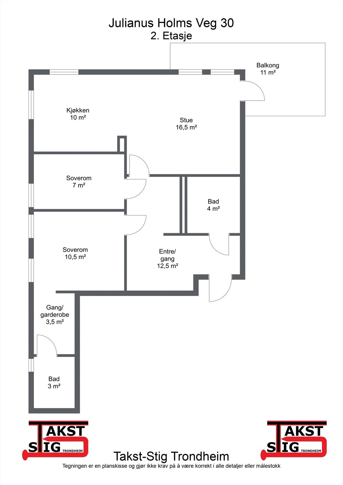 Plantegning - 2. etasje Galleribilde