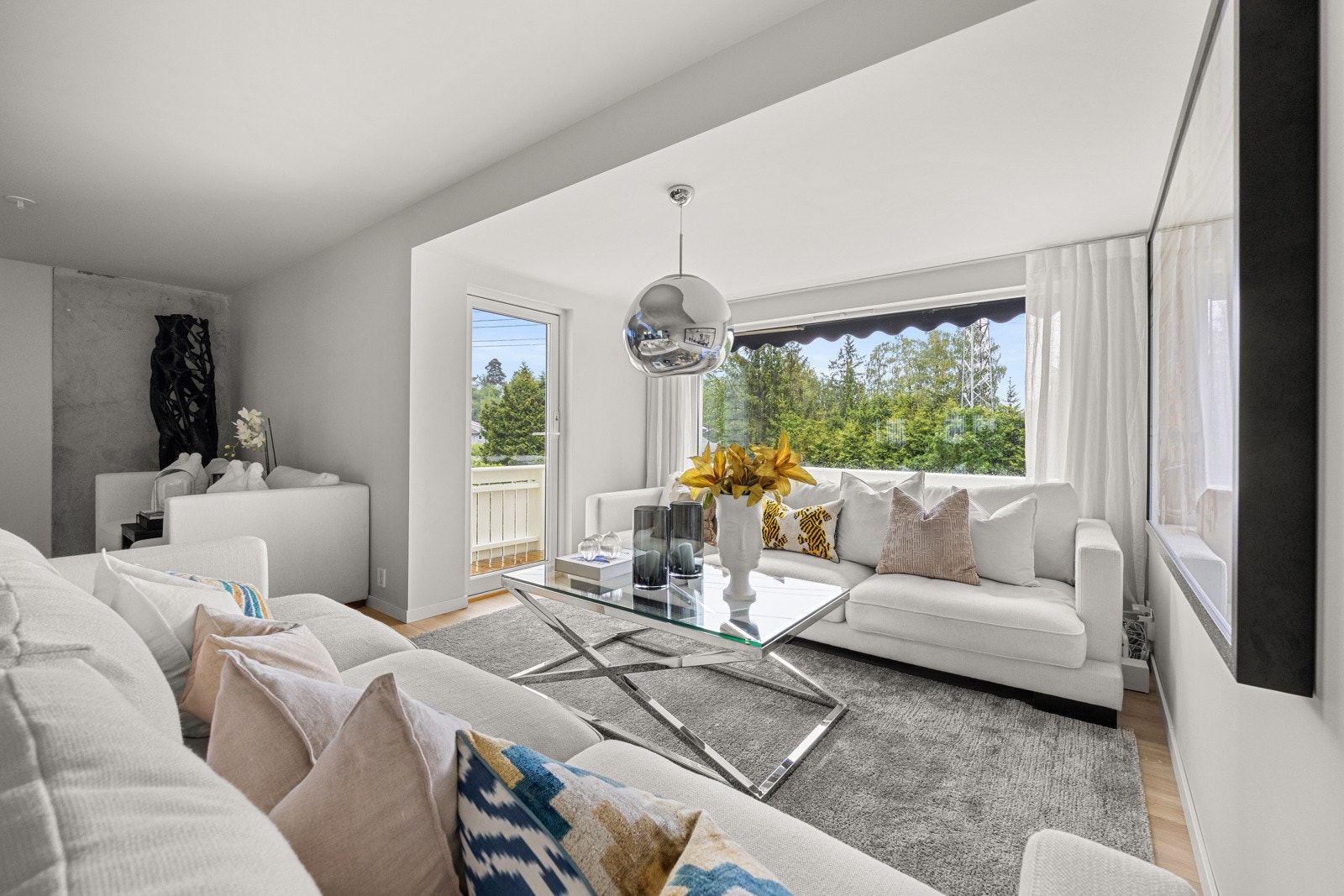 Hele etasjen er avrettet og det er lagt vannbåren gulvvarme. Galleribilde