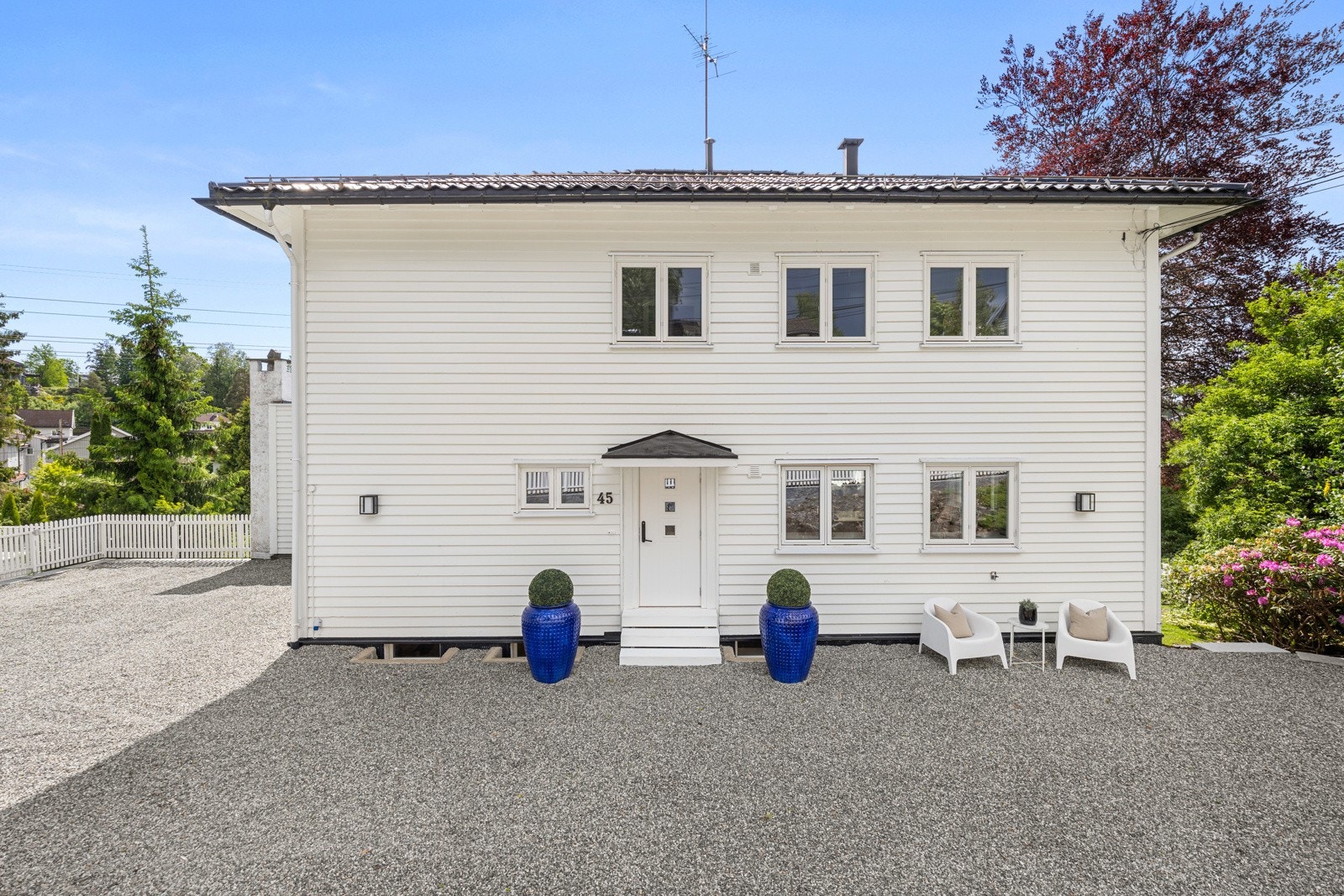 Innbydende inngangsparti. Galleribilde