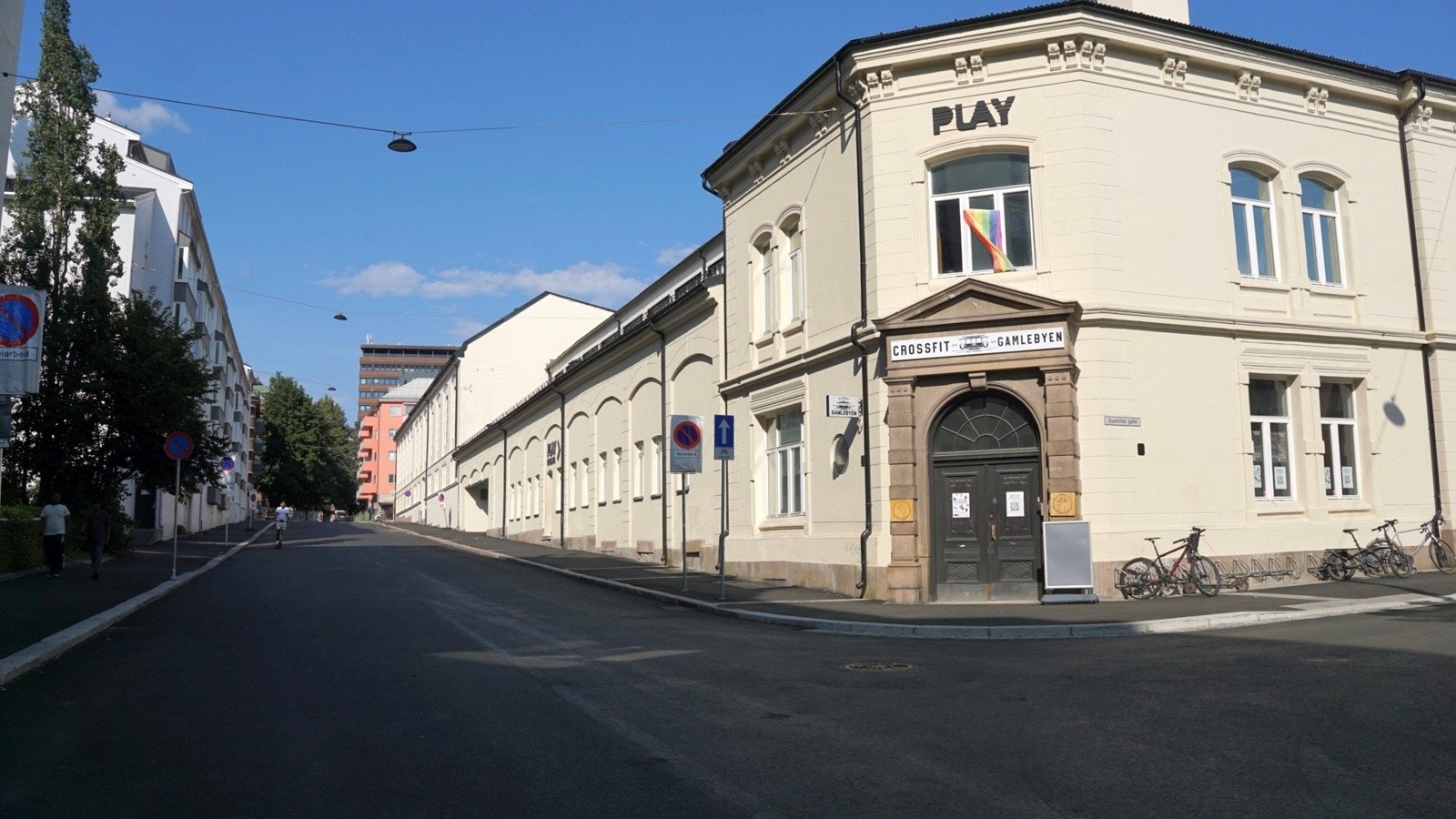 Crossfit Gamlebyen ligger rett over gaten. Galleribilde