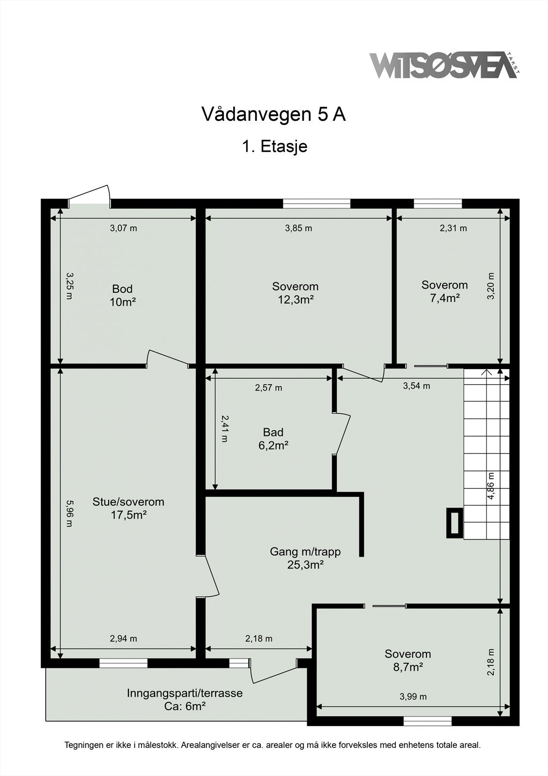 Plantegning 1. Etasje Galleribilde