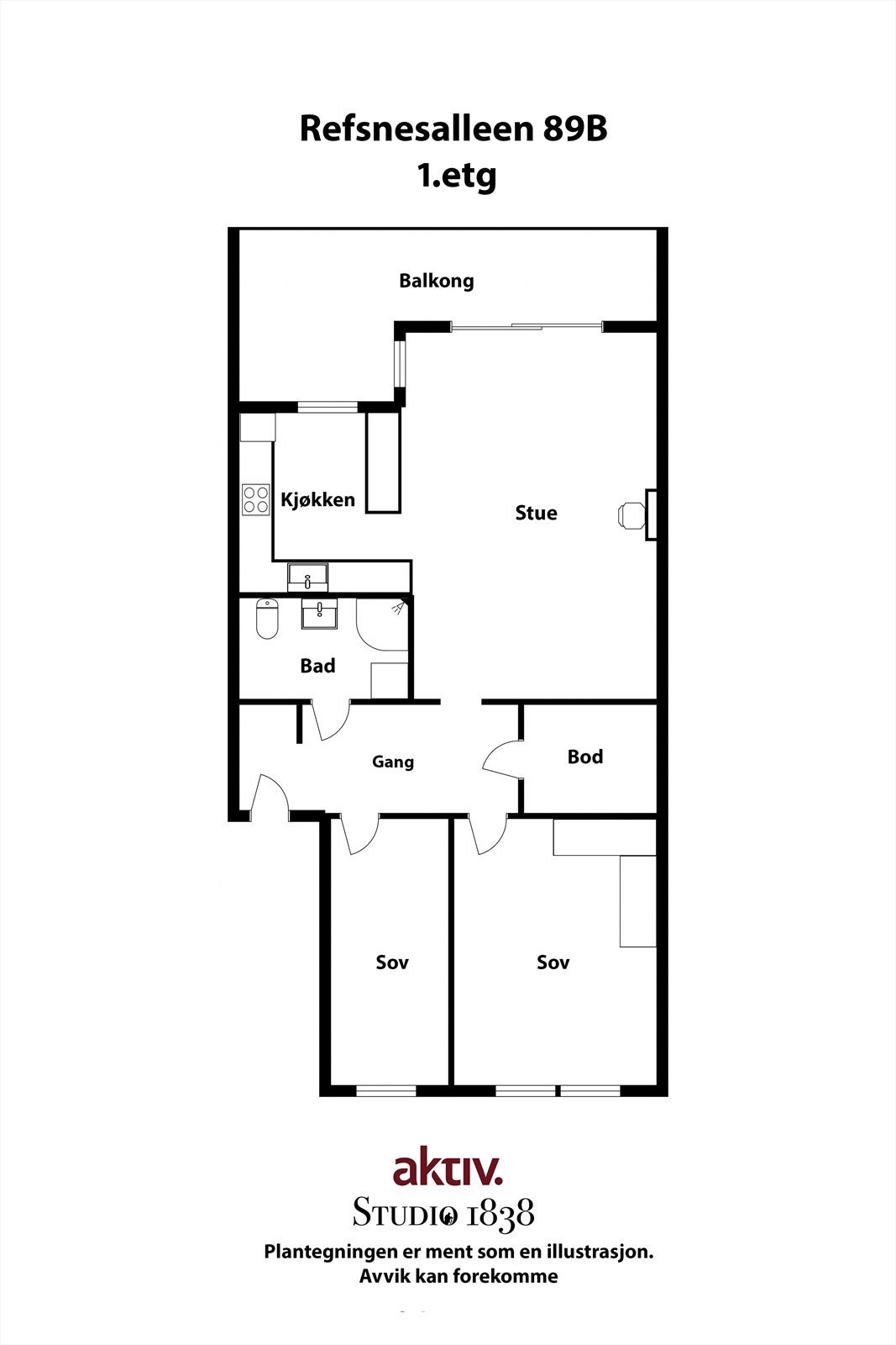 Plantegning. Galleribilde