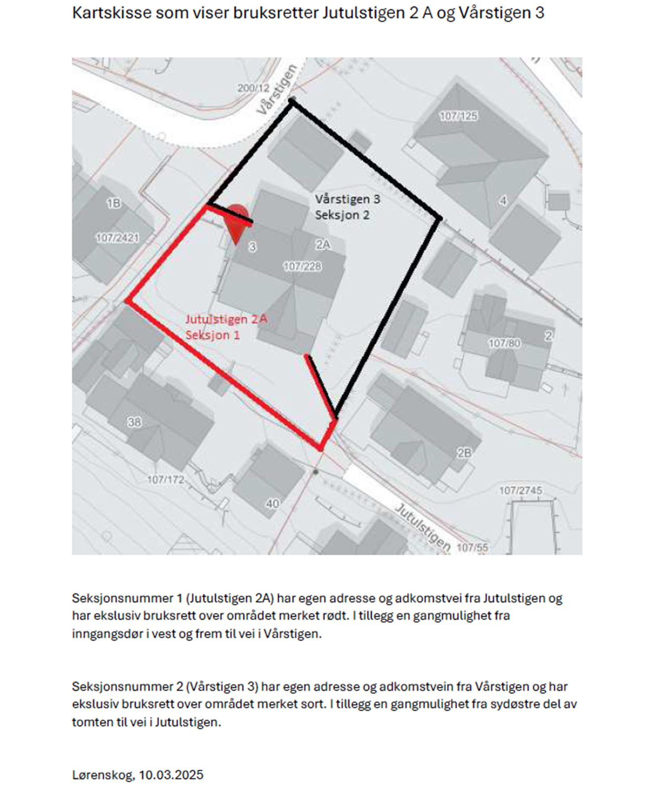 Oversiktskart uteareal Galleribilde
