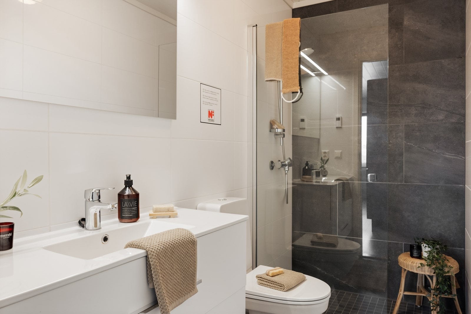 Ideelt med to bad i en aktiv fritidsbolig. Galleribilde