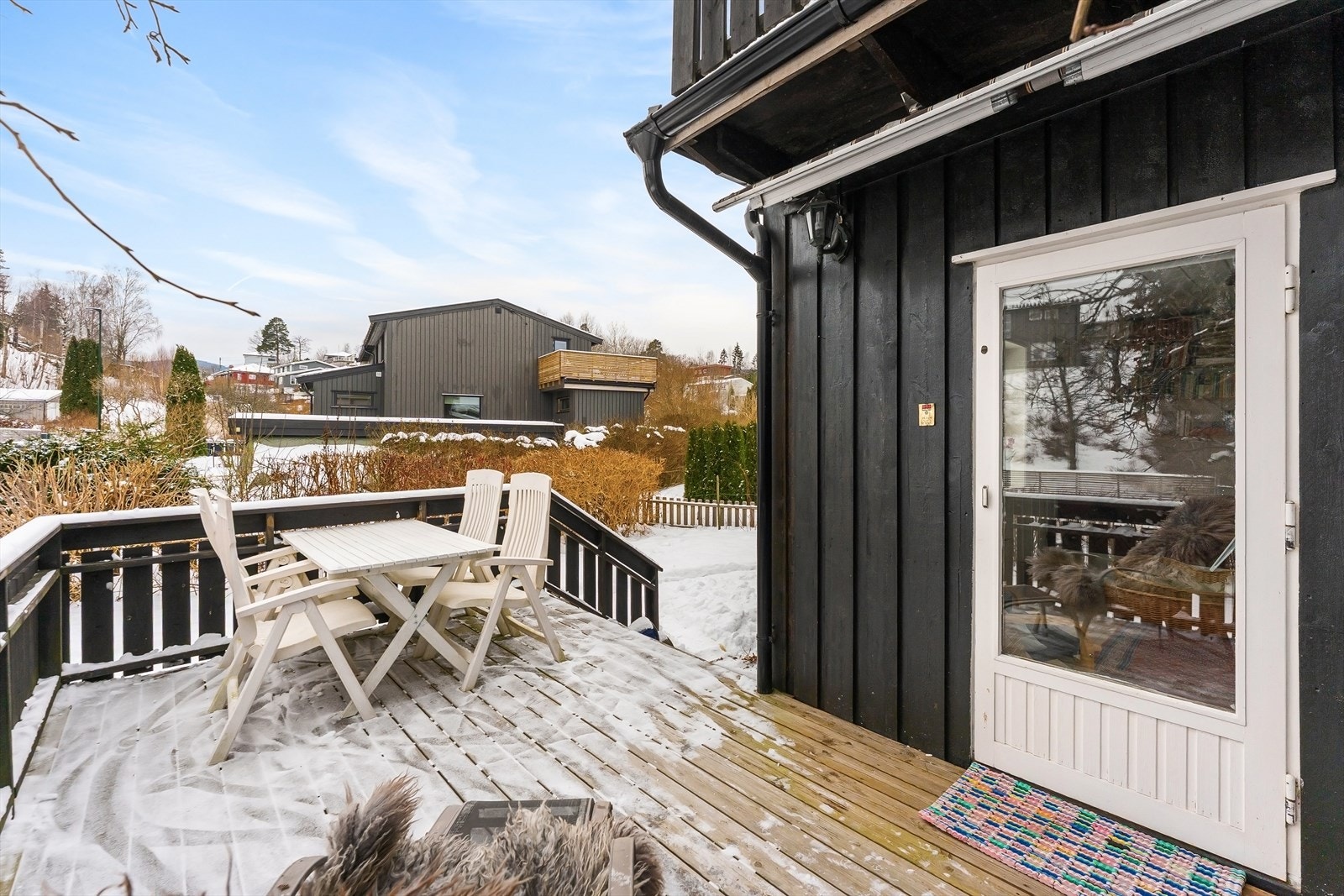 Veranda med gode solforhold. Galleribilde