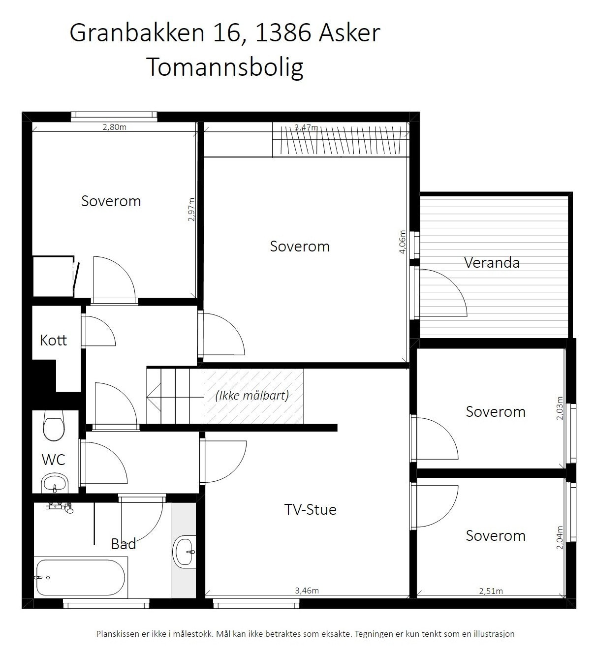 Plantegning 2. etasje. Galleribilde