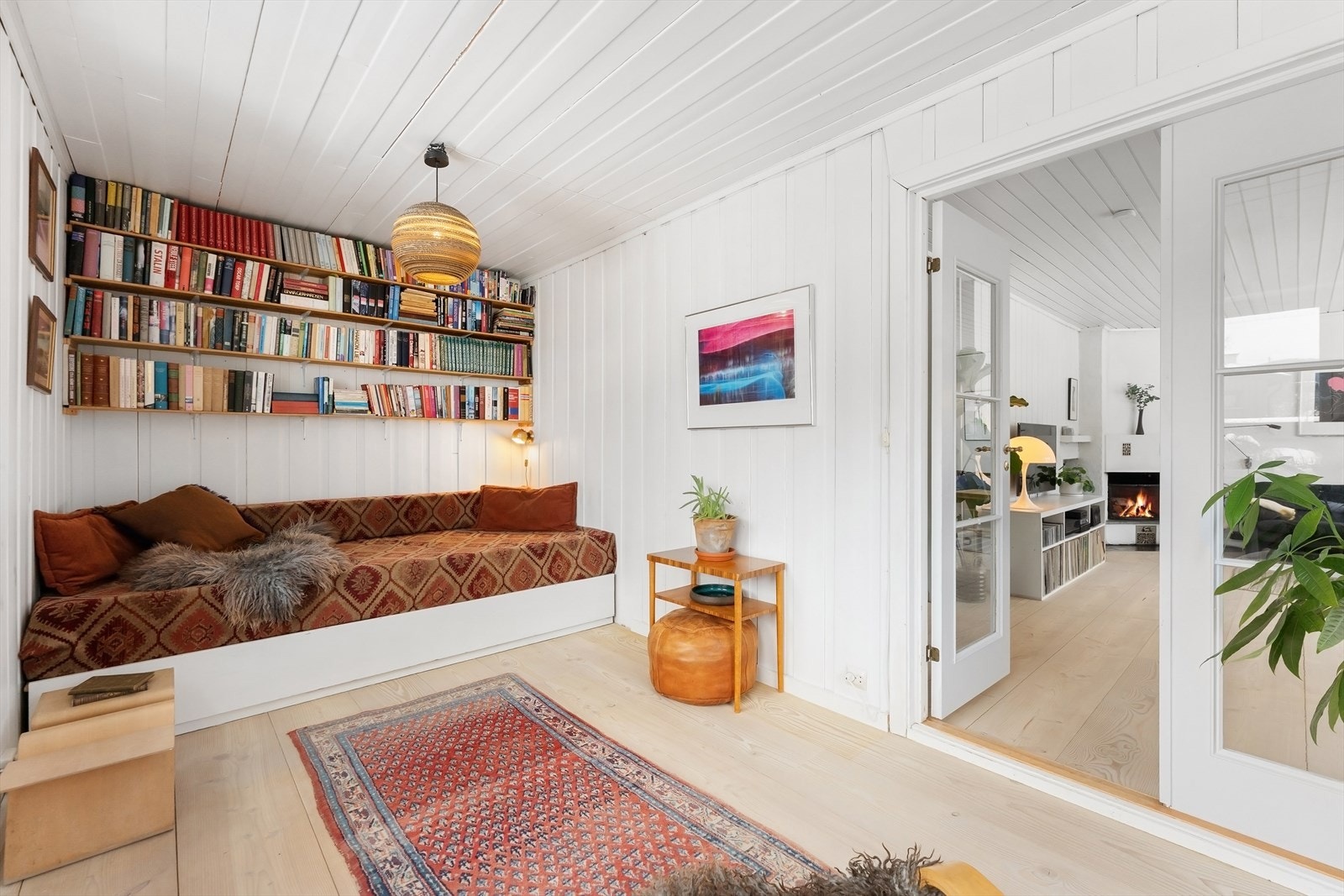 Adkomst til arbeidsrom fra stuen. Galleribilde