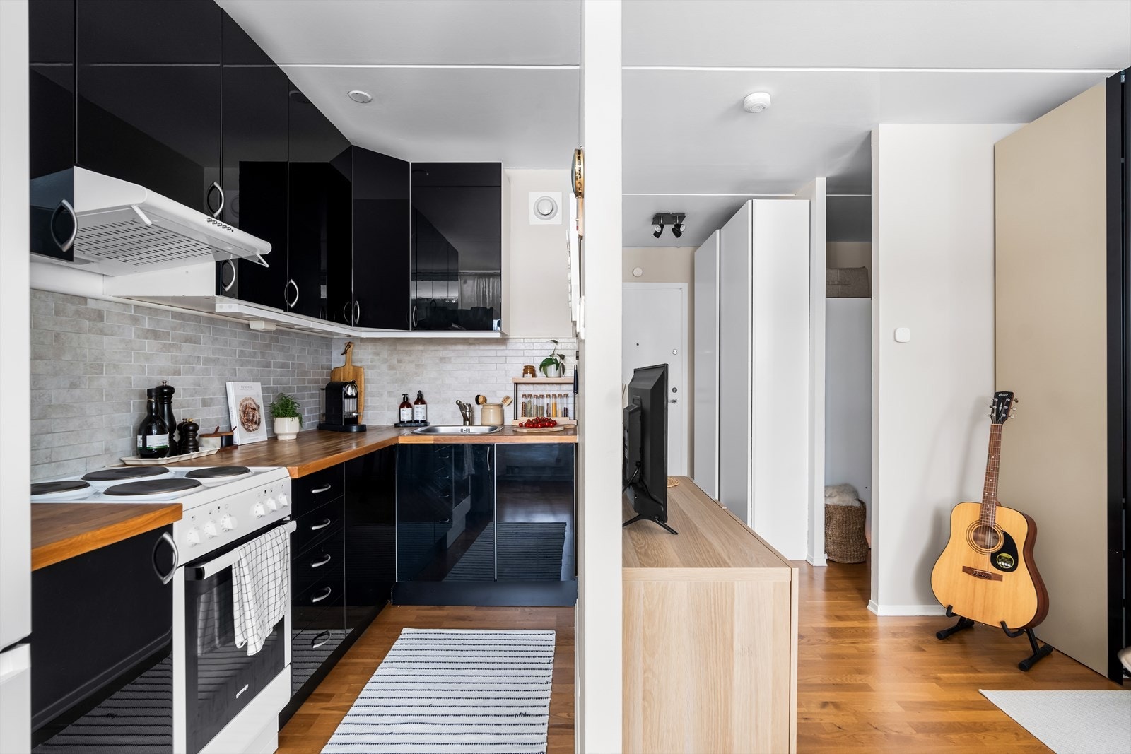 Fra stuen er det inngang til en alkove. Galleribilde