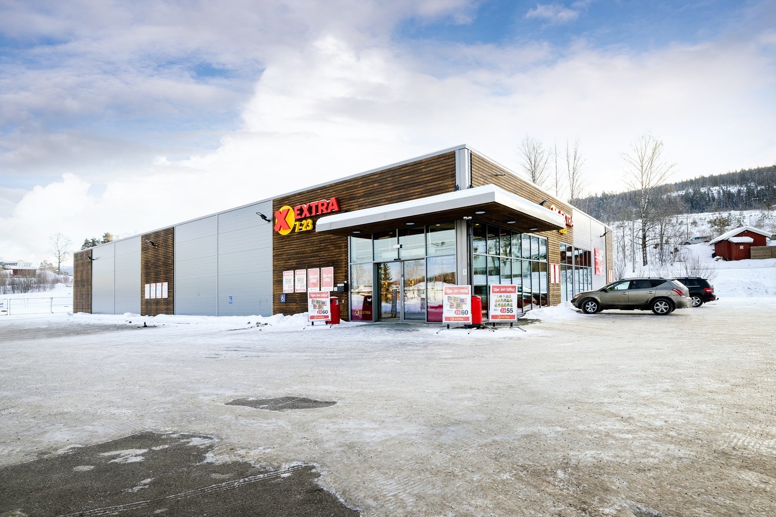 Ikke langt fra boligen har man også den nyåpnede Coop Extra butikken på Sporpind. Galleribilde