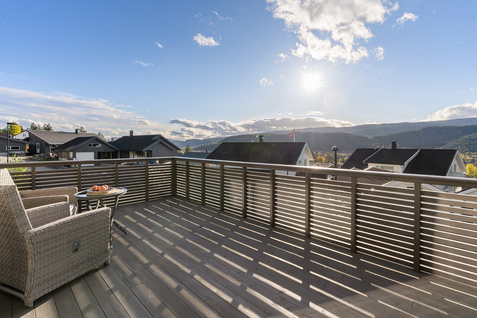 Flott utsikt og mye sol. Galleribilde