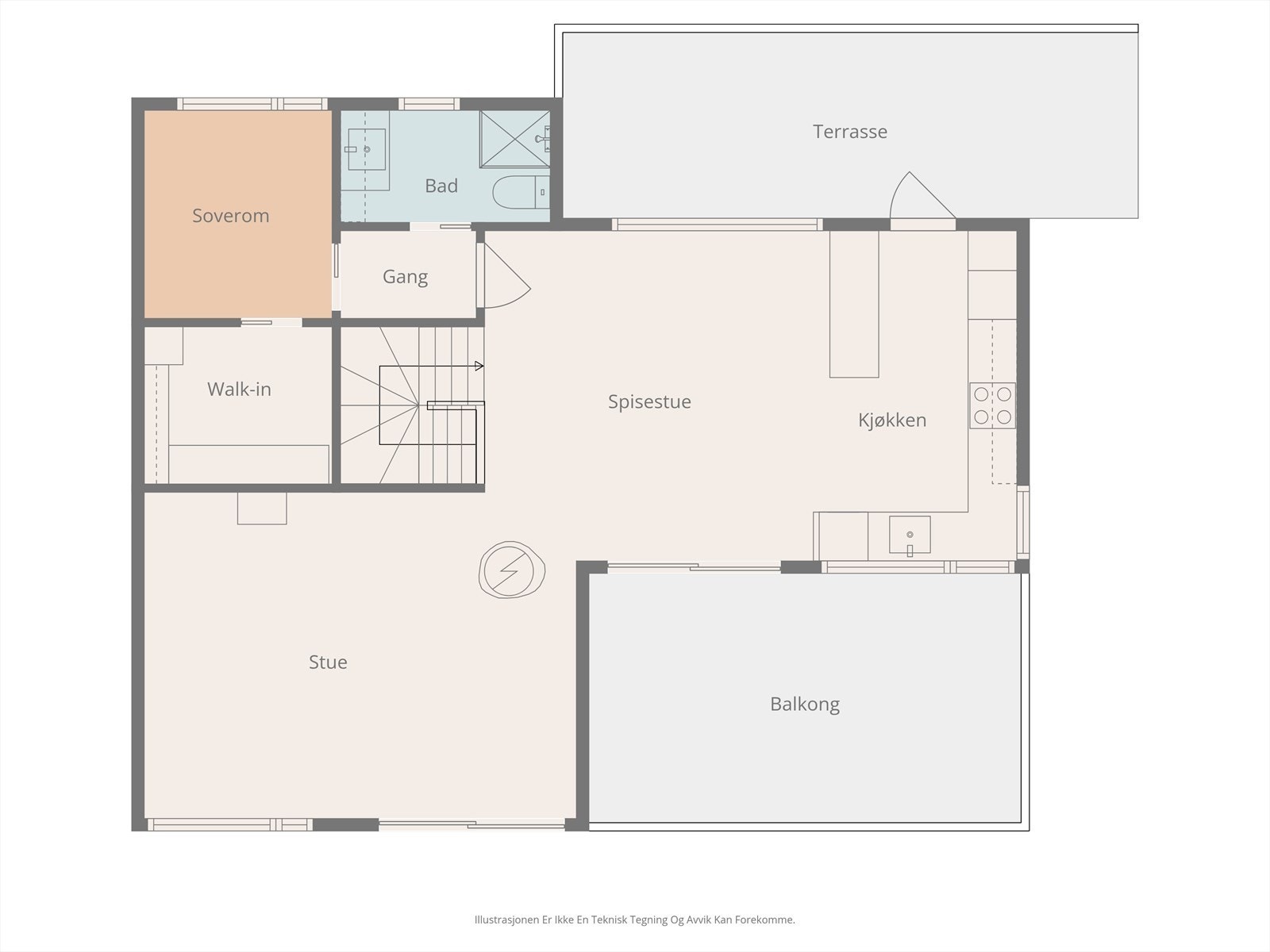 Plantegning 1. etasje. Galleribilde