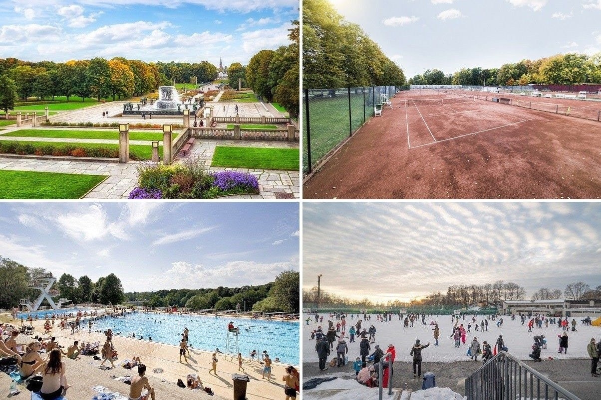Kort vei til Frognerparken og Colosseum med flere rekreasjonstilbud sommer og vinter. Galleribilde