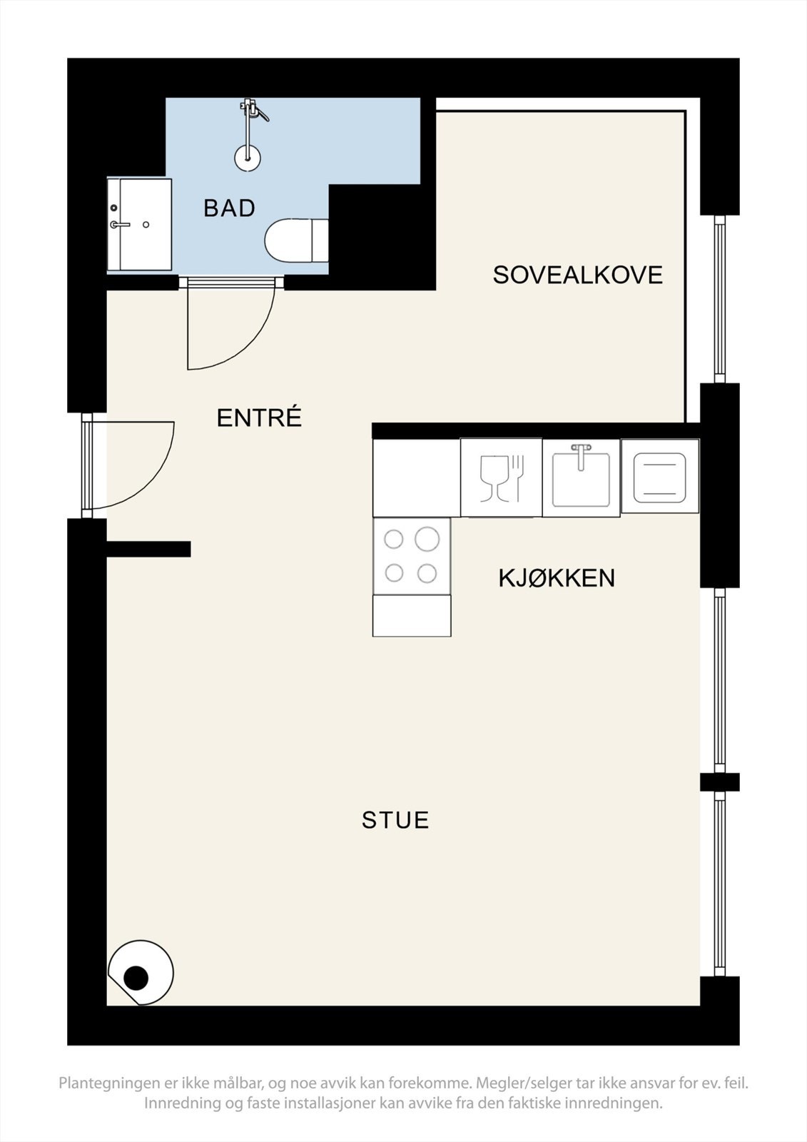 Plantegning Galleribilde