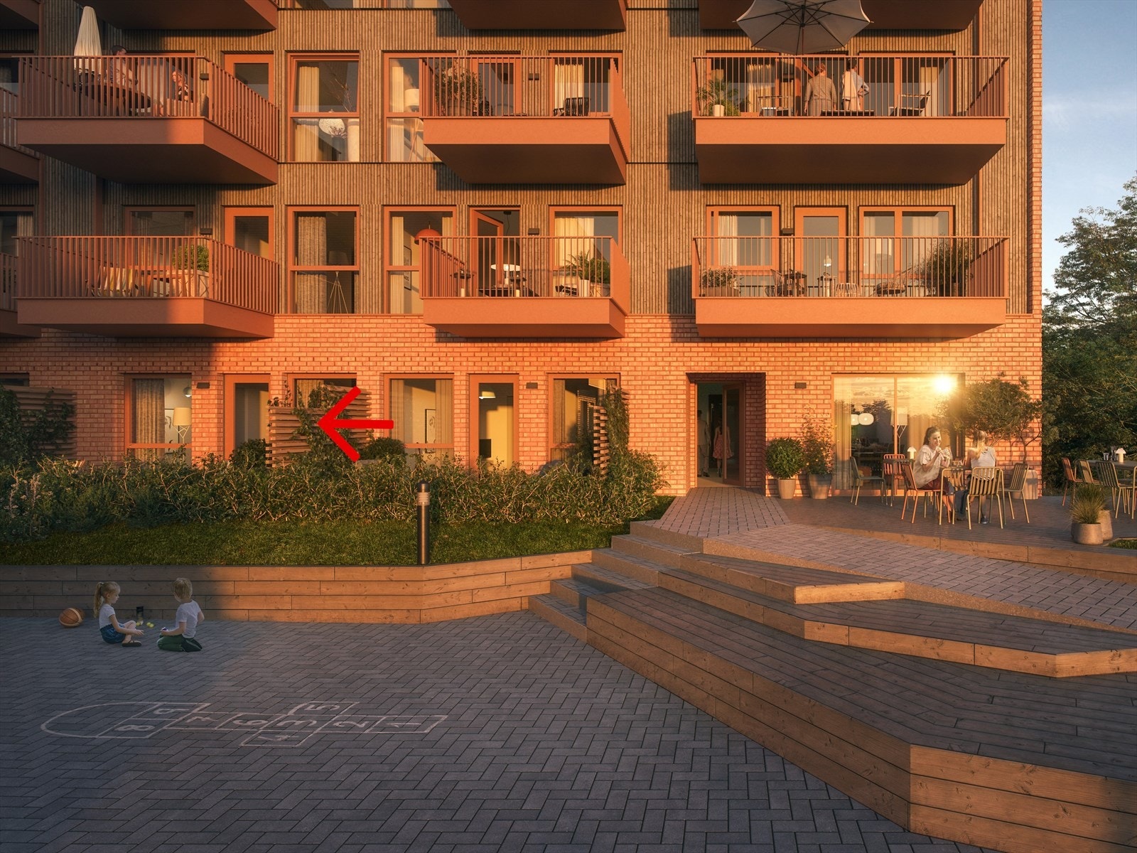 Velkommen til Vollebekk Stasjon D-102 - Bildet er en illustrasjon for presentasjon av prosjektet, avvik vil forekomme Galleribilde
