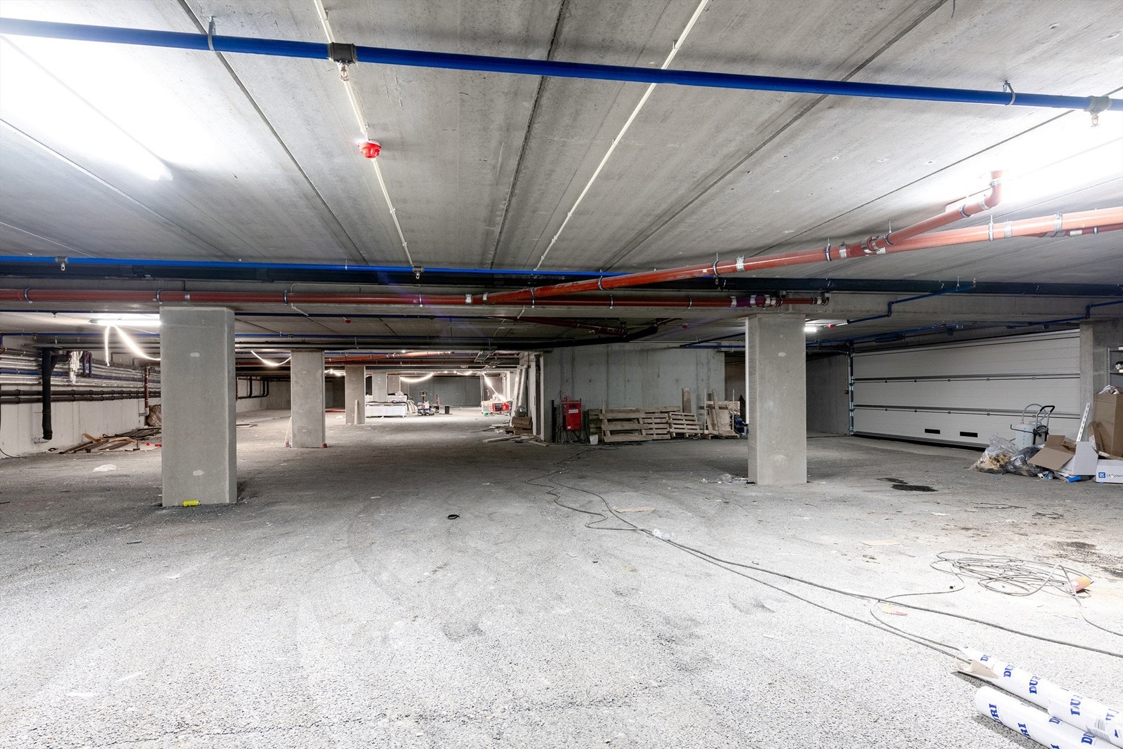 I parkeringskjelleren er det mulighet for el-bil lading for 69 kr pr mnd pluss forbruk. Galleribilde