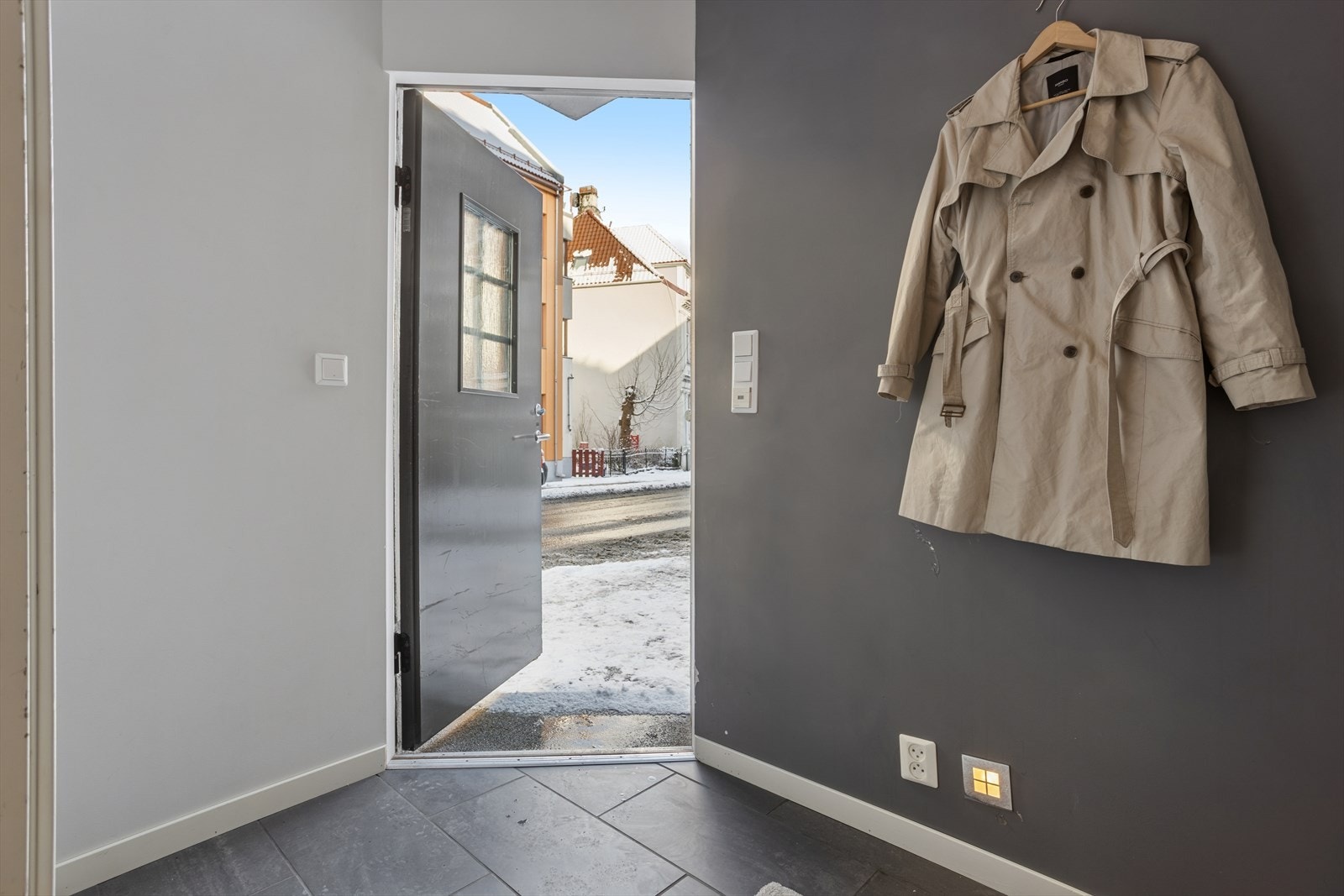 Inngangsparti fra Nye Sandviksveien. Galleribilde