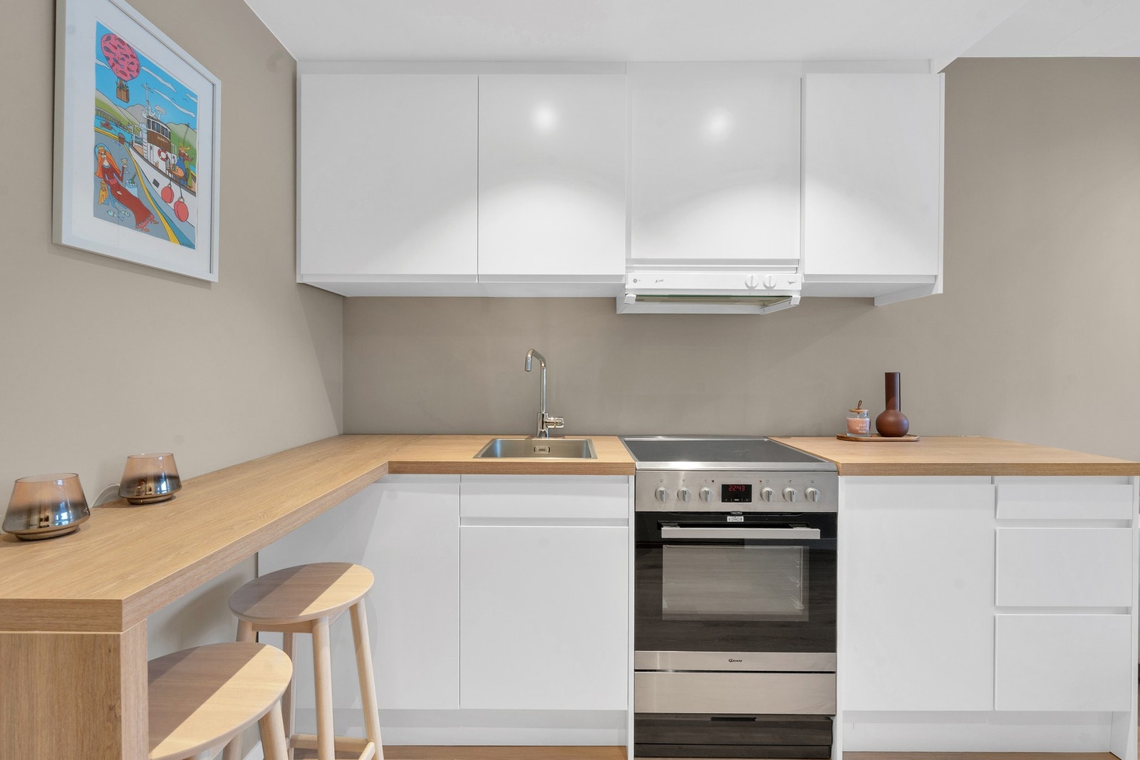 God benkeplass og frokostbar. Galleribilde