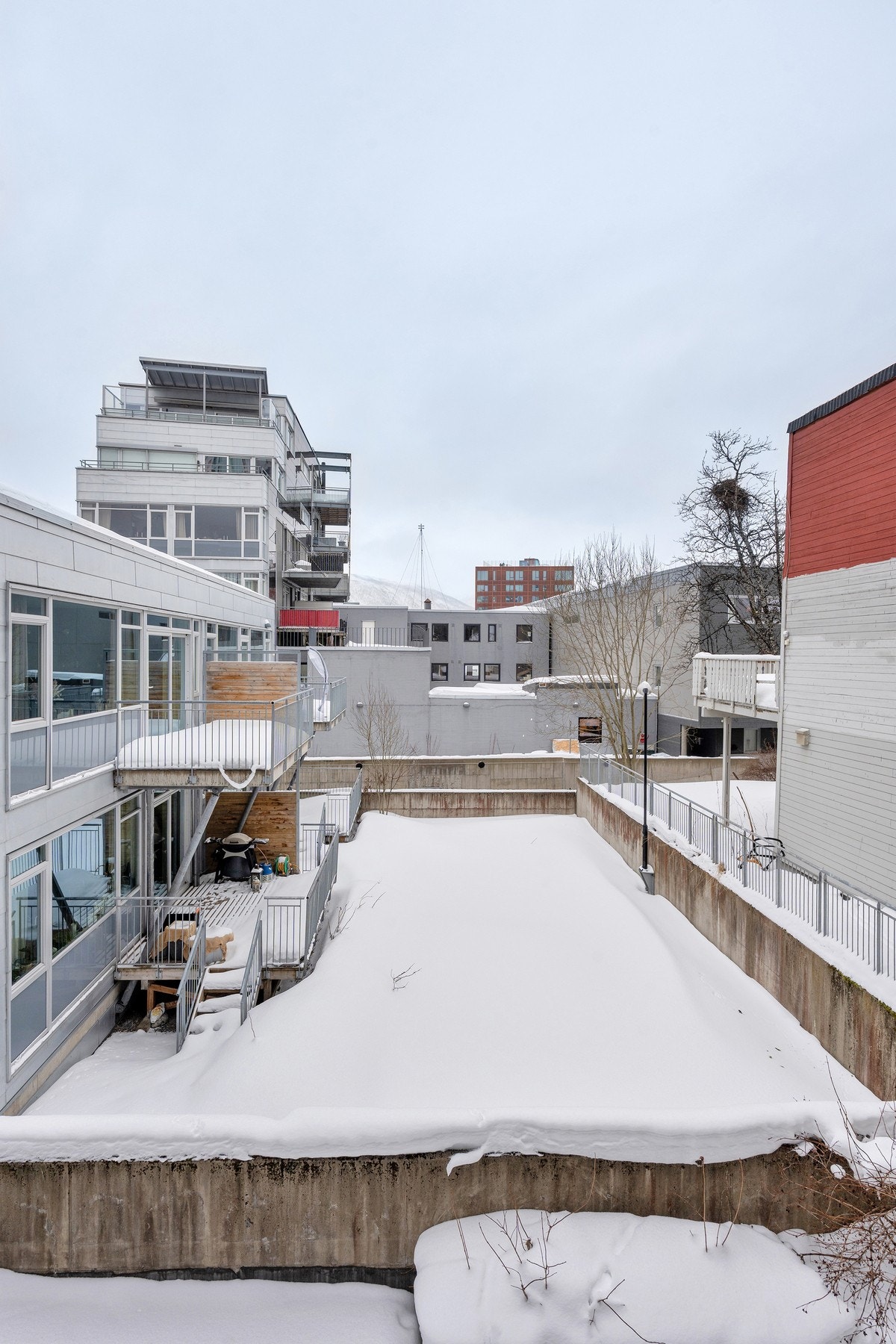 Bilde over uteområde. Galleribilde