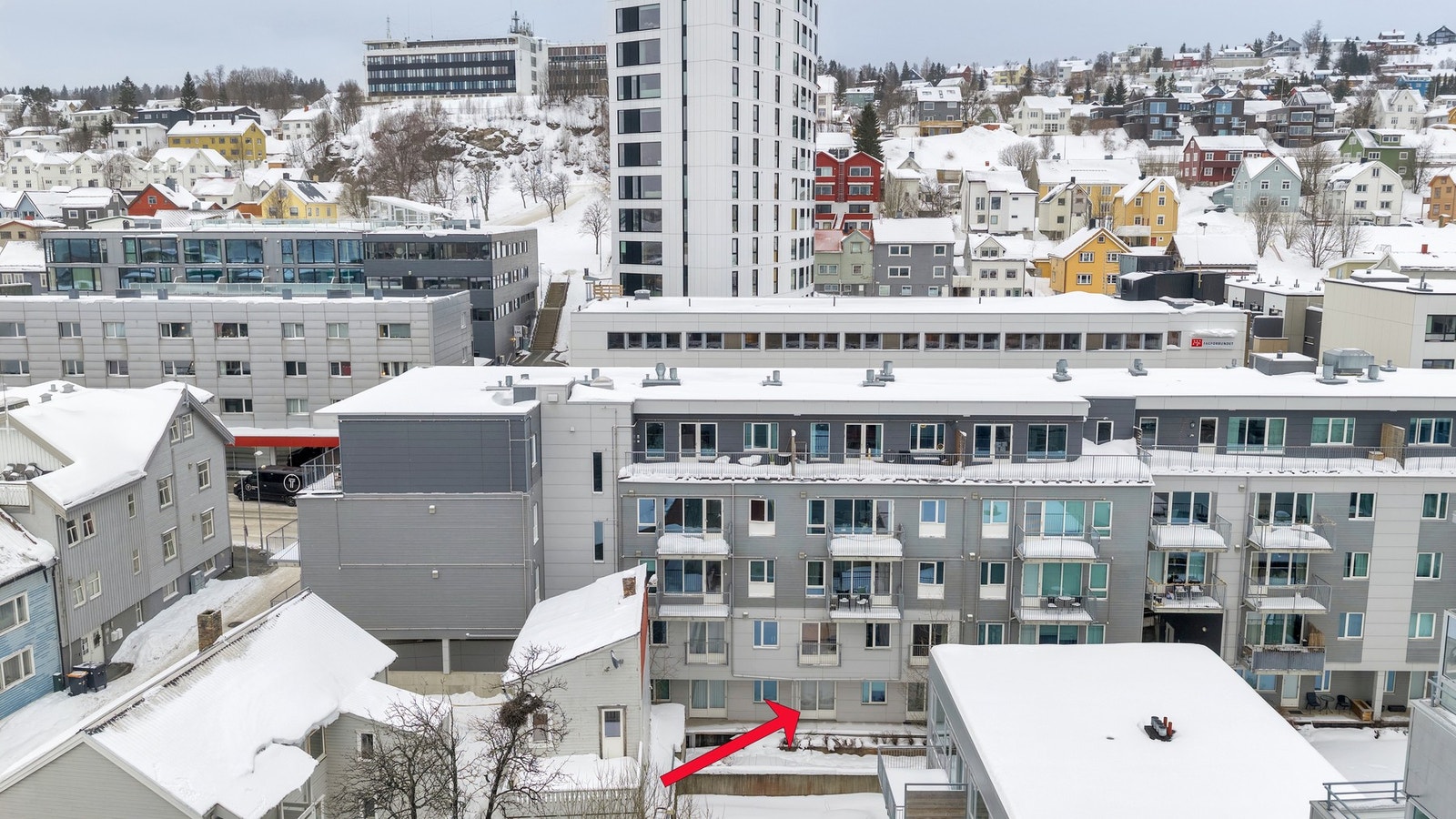 Fasadebilde. Galleribilde