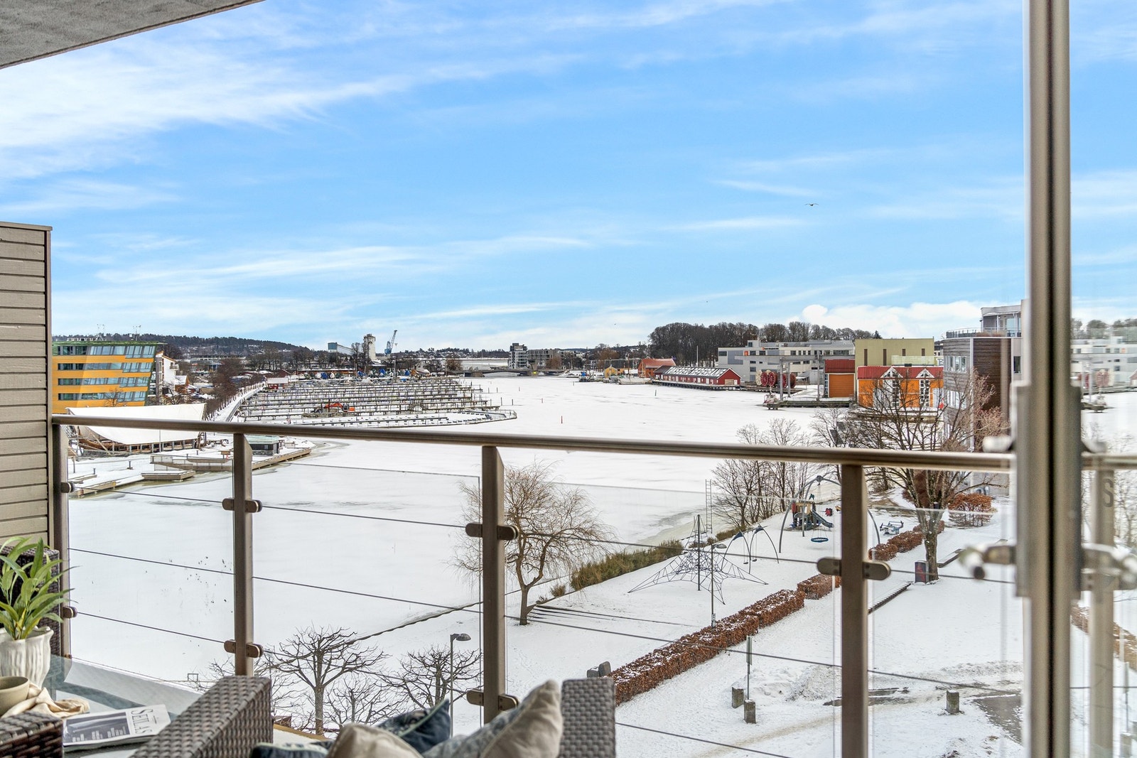 Nydelig utsikt over Kanalen Galleribilde