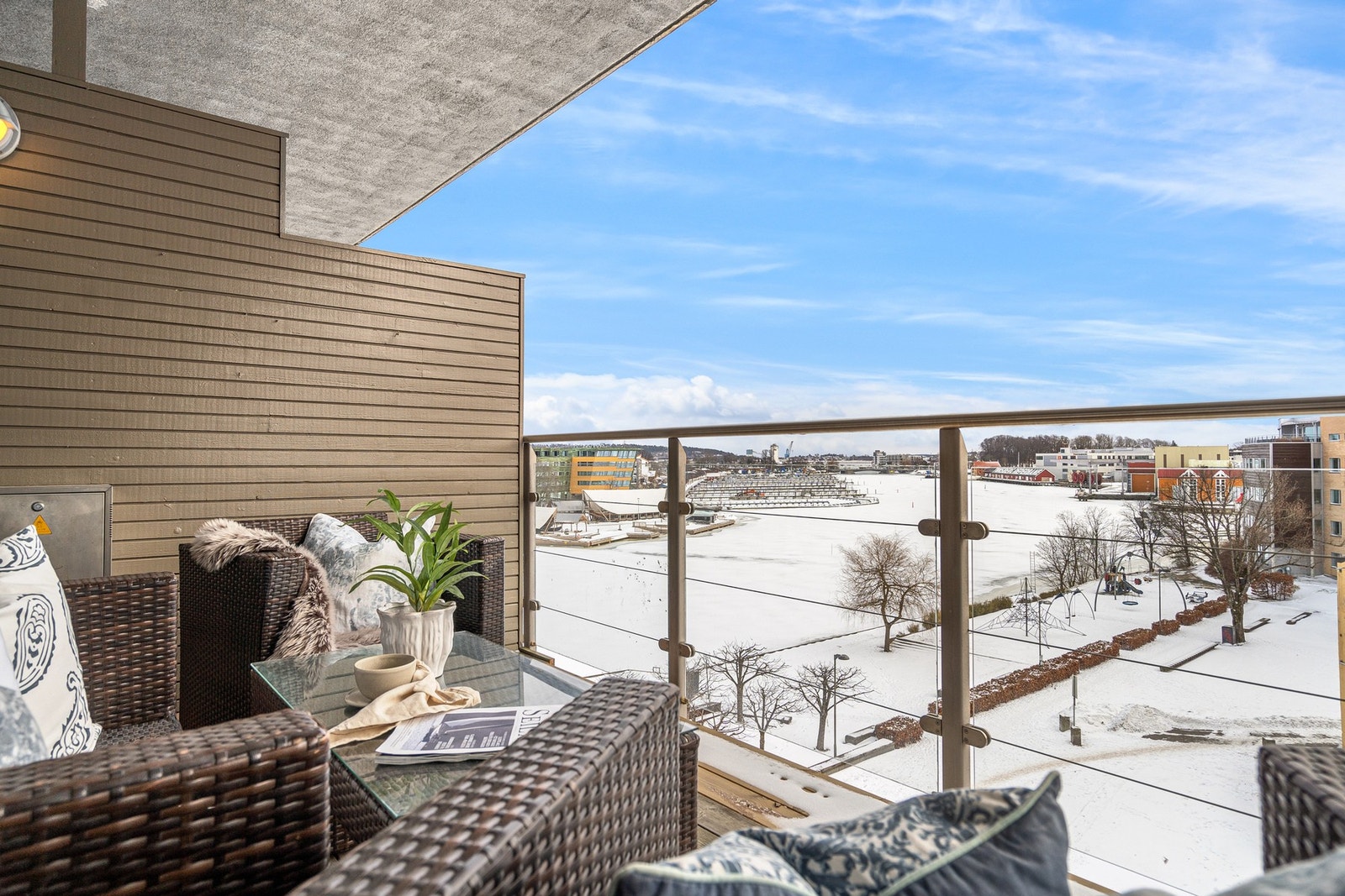 Flott utsikt Galleribilde