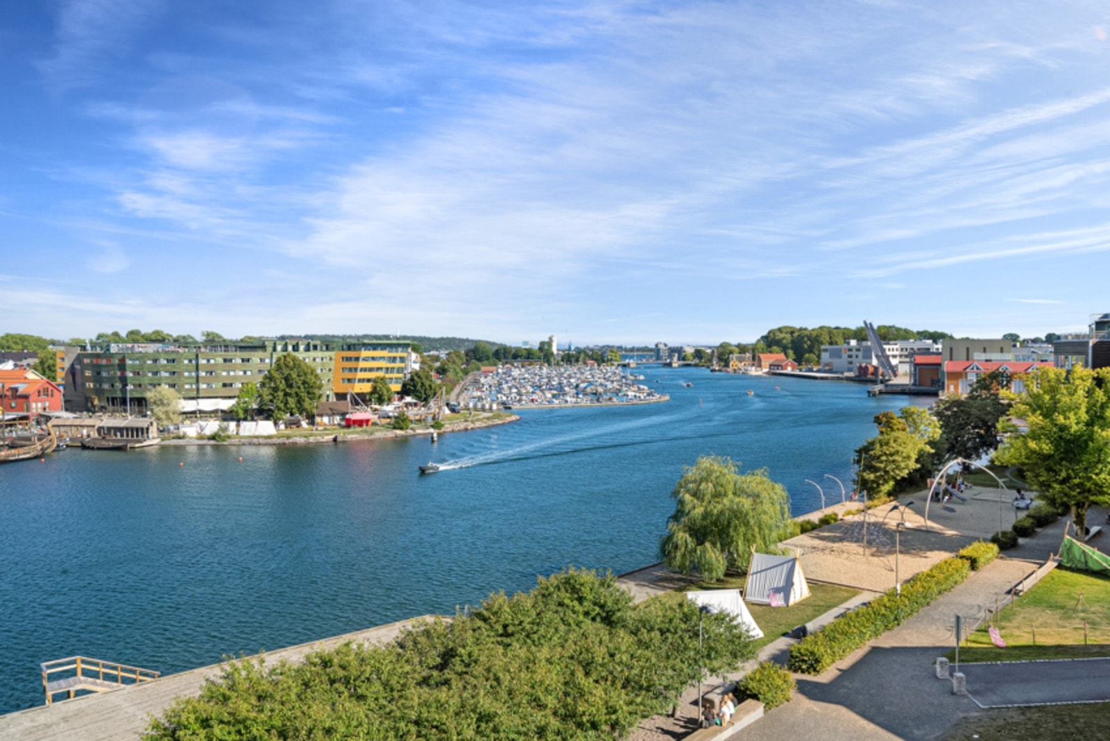Nydelig utsikt over Byfjorden til Tønsberg Galleribilde