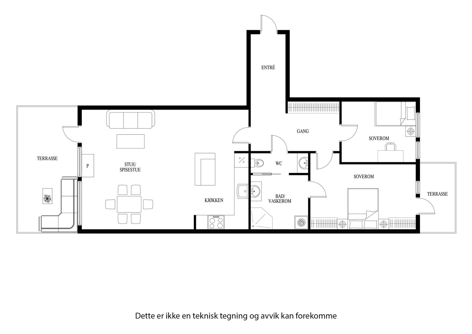 Plantegning Galleribilde