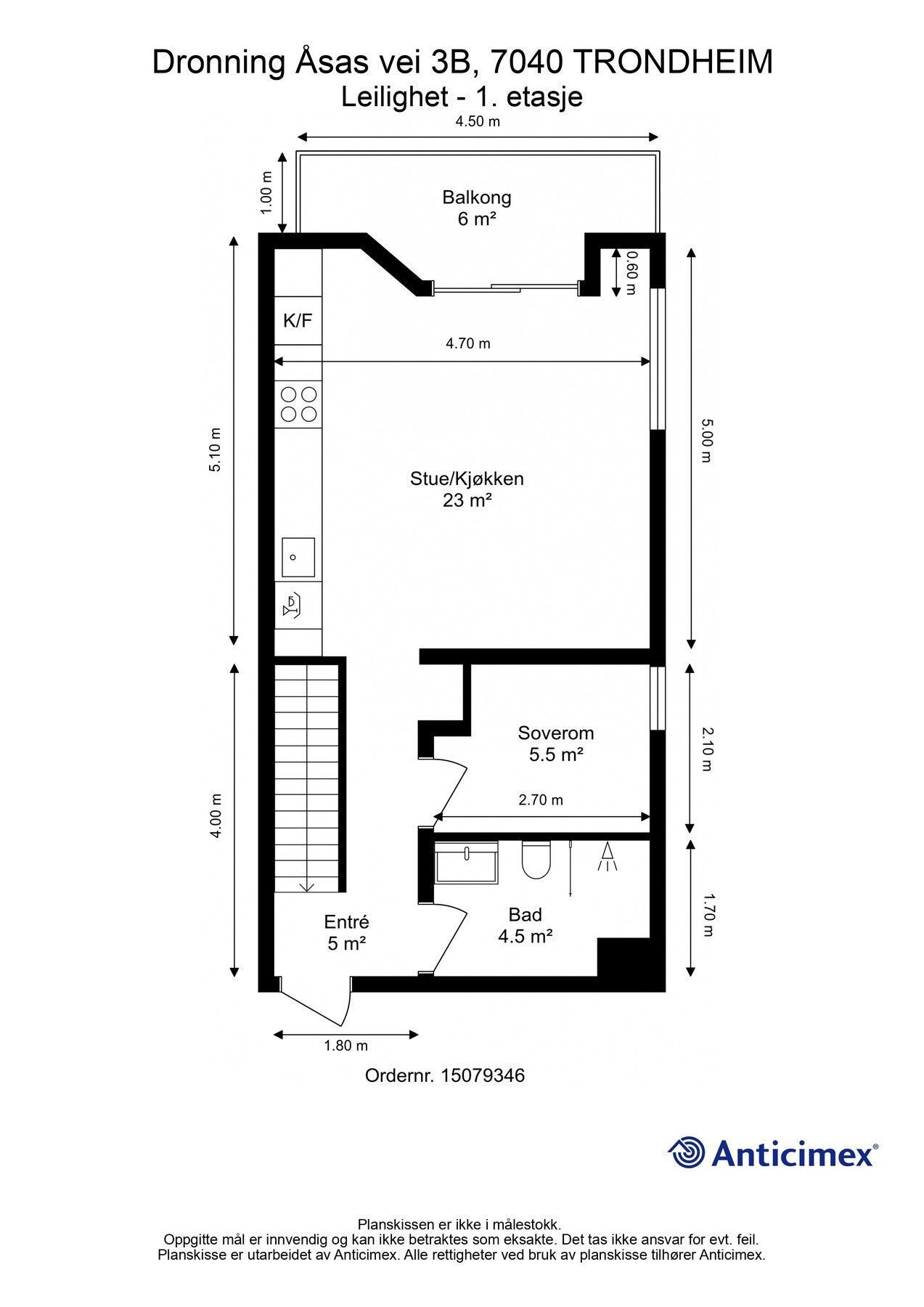 Plantegning - 1. etasje Galleribilde