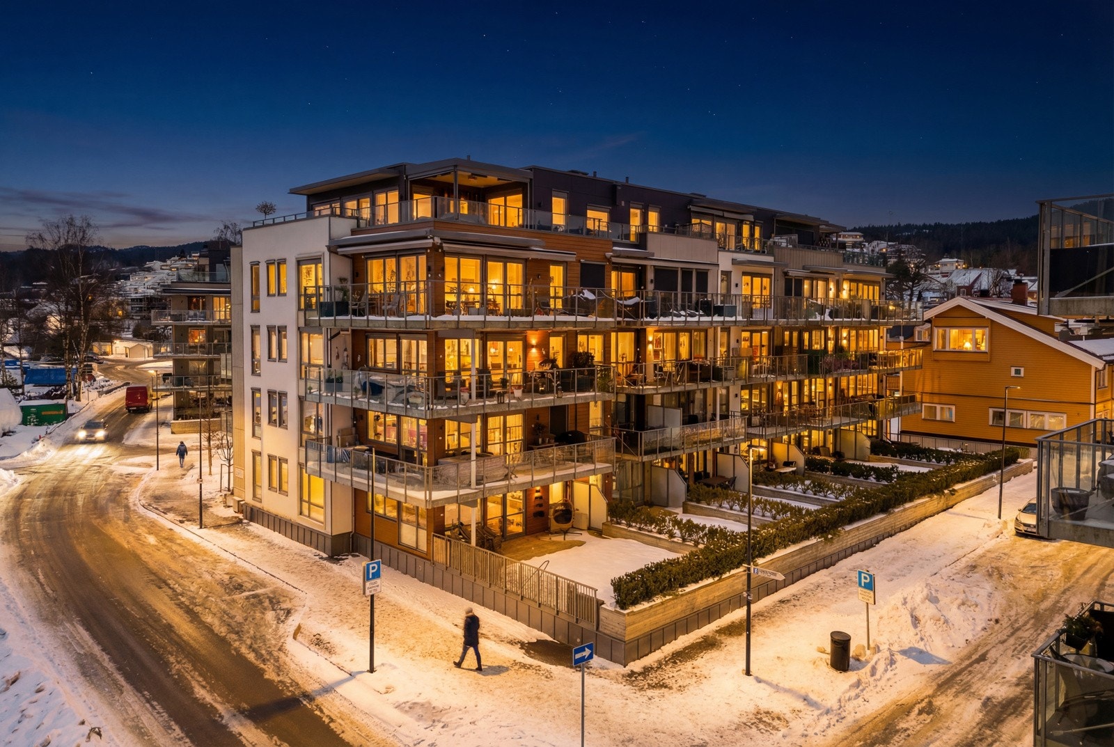 En koselig leilighet midt i Sætre sentrum med en attraktiv beliggenhet ved marinaen i Sætre havn Galleribilde