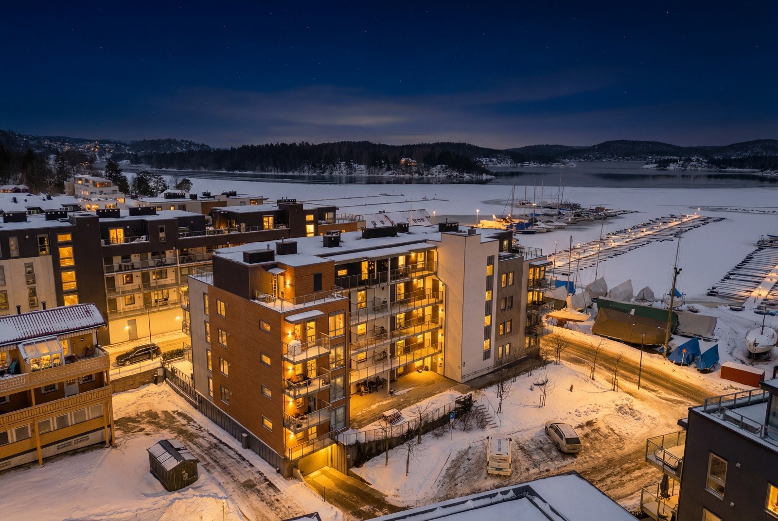 Kveldsstemning i Sætre Galleribilde