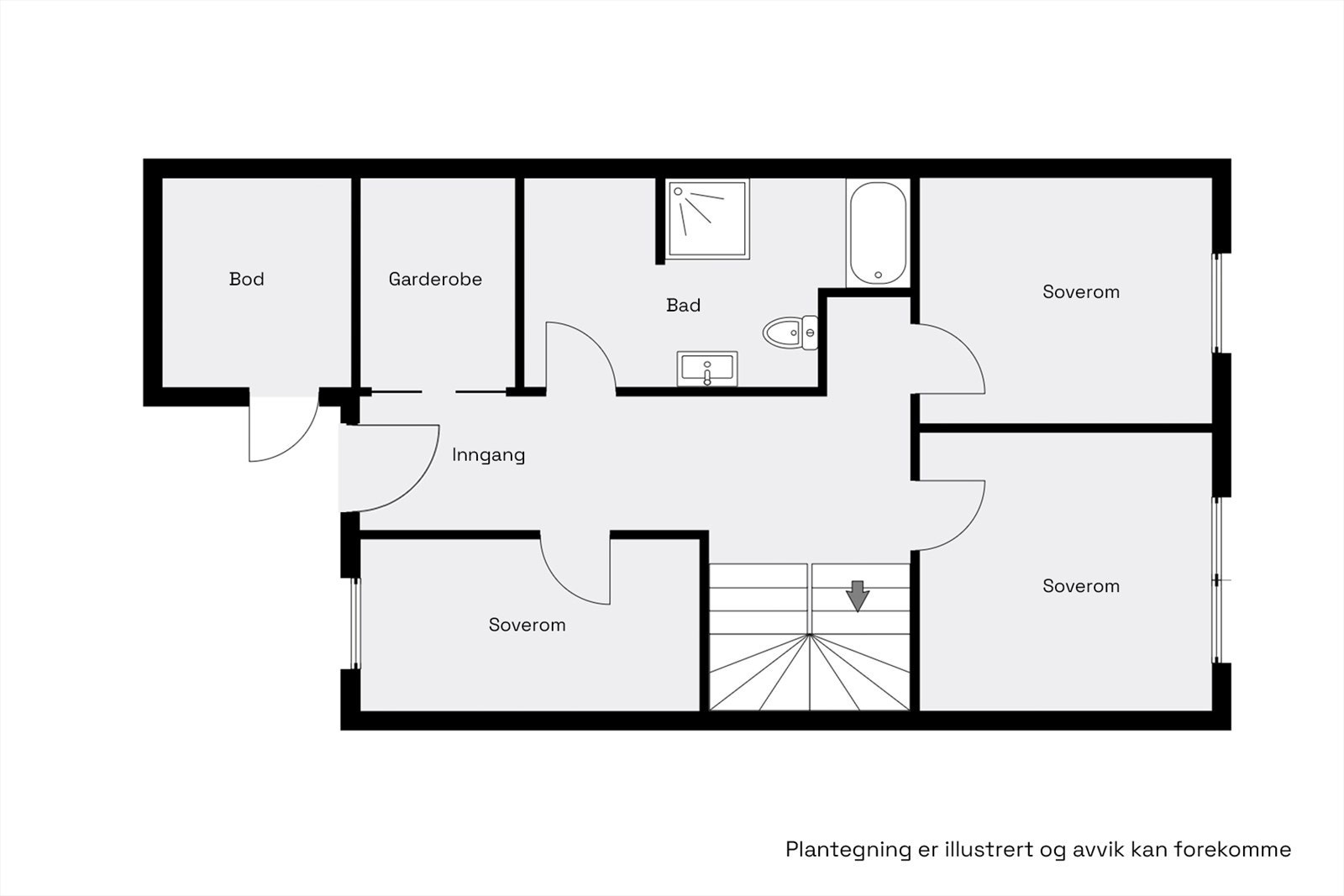 Plantegning | 1.etasje. Galleribilde