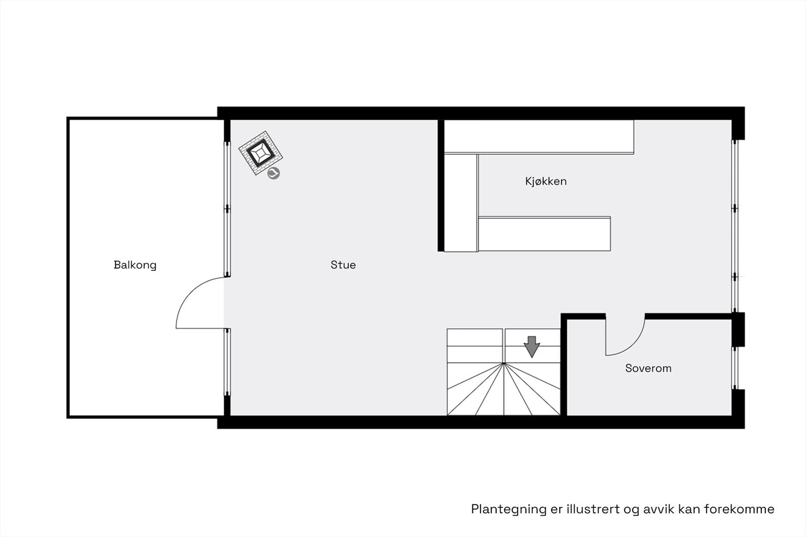 Plantegning | 2.etasje. Galleribilde