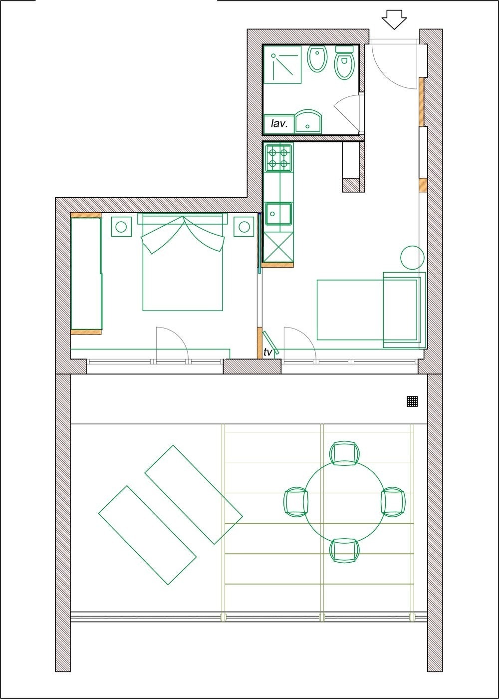 Planskisse Galleribilde